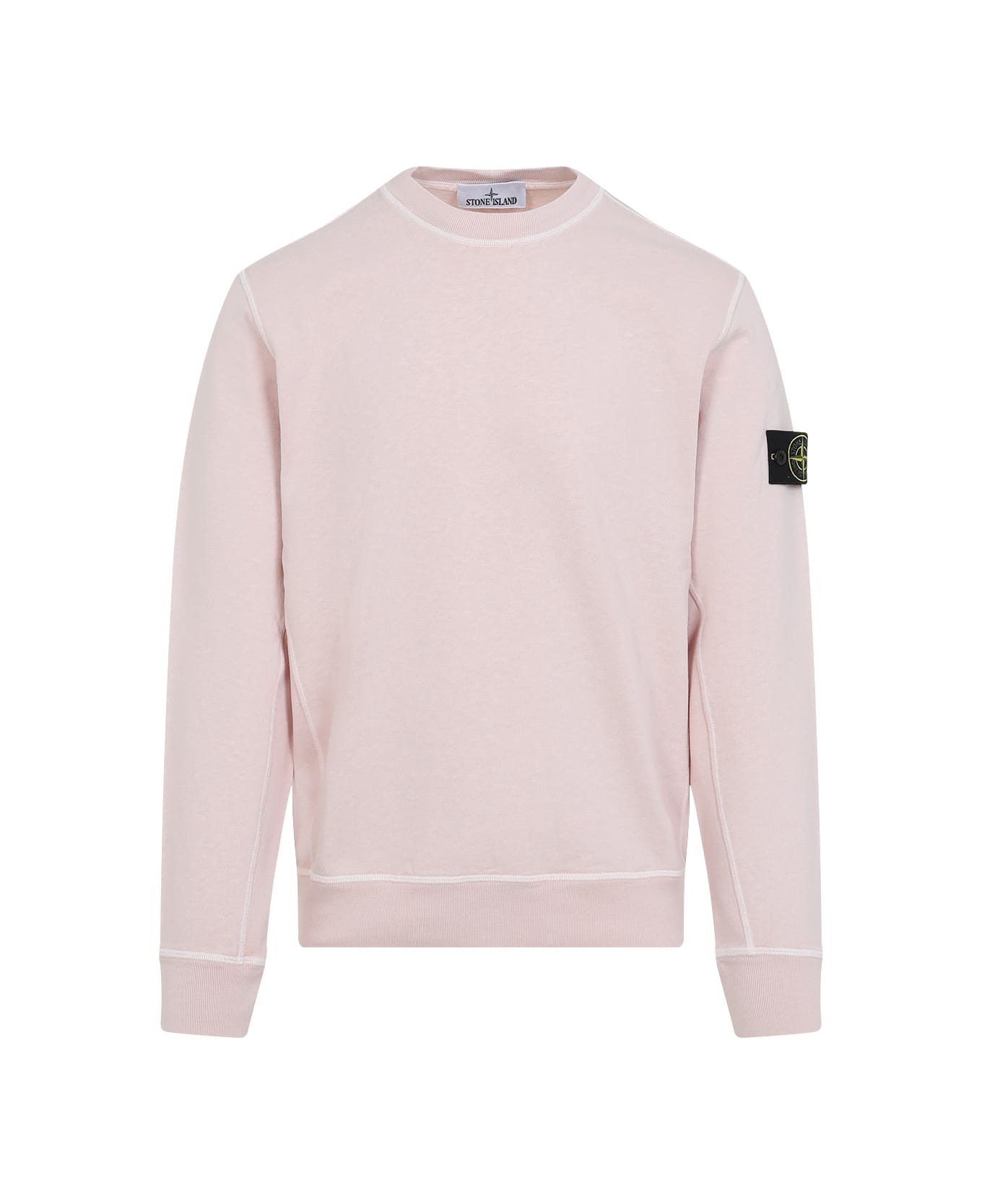 Stone Island Cotton Sweatshirt - Antique Rose