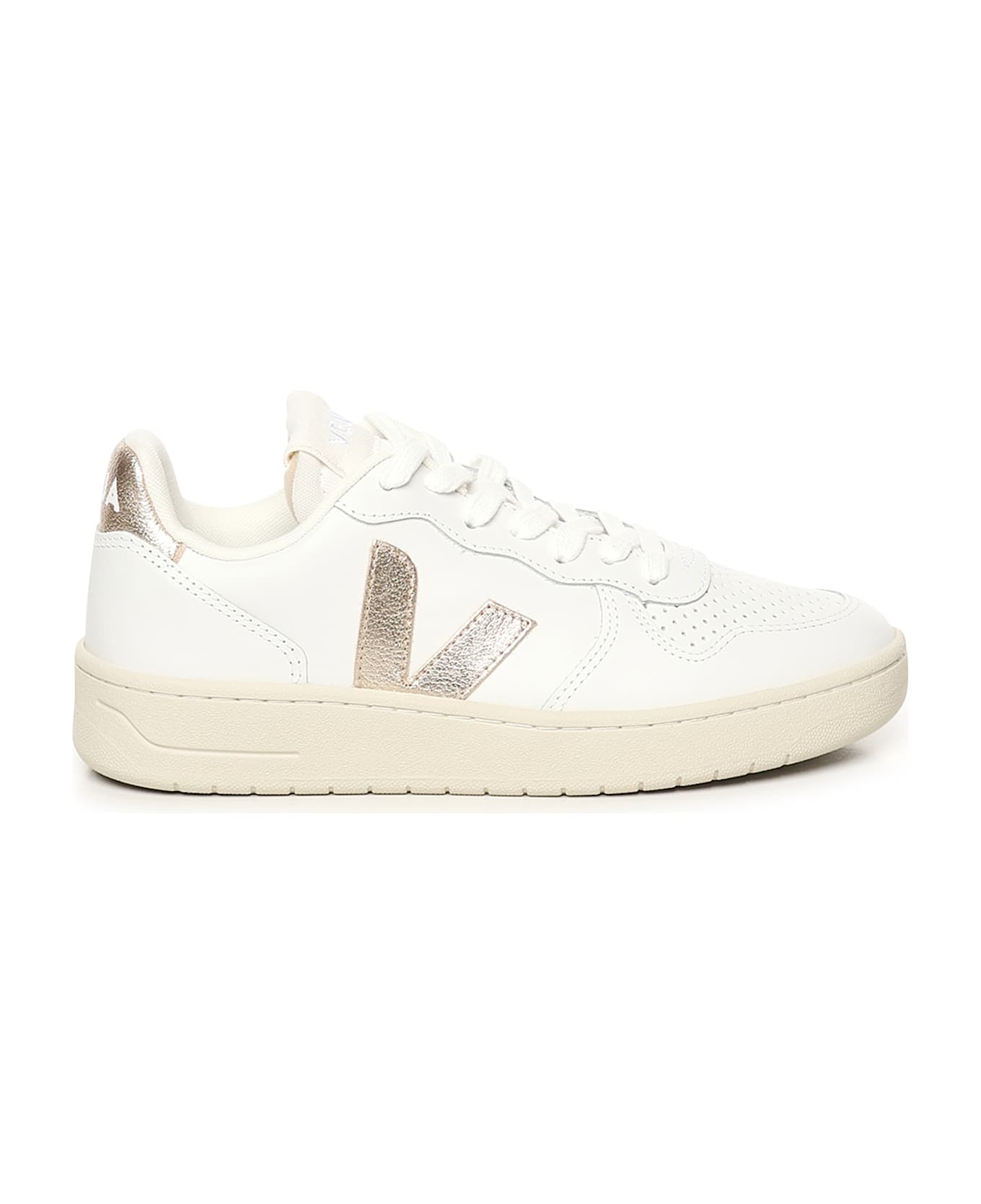 Veja Sneakers V-10 - EXTRA-WHITE_PLATINE