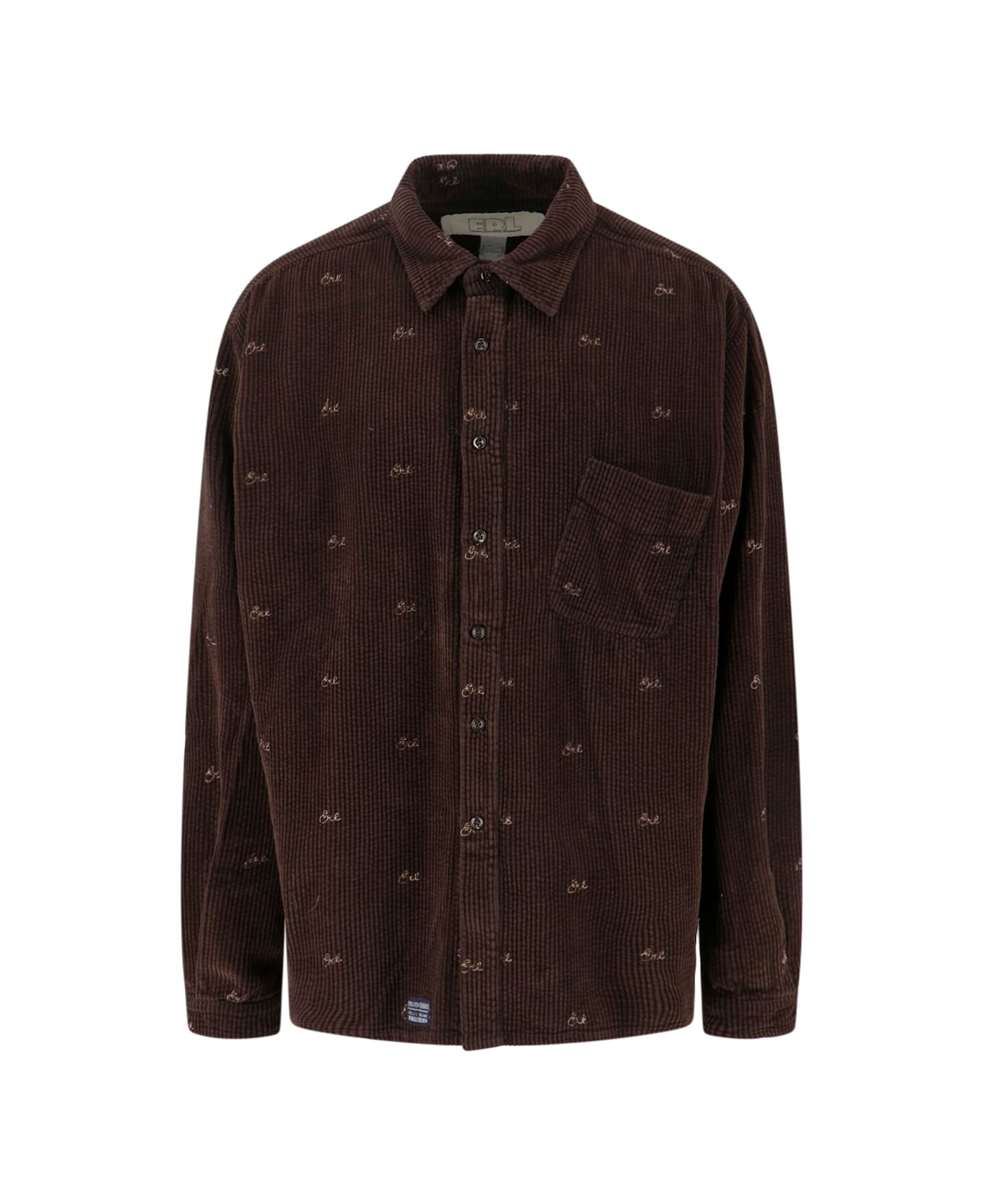 ERL Velvet Shirt - Brown