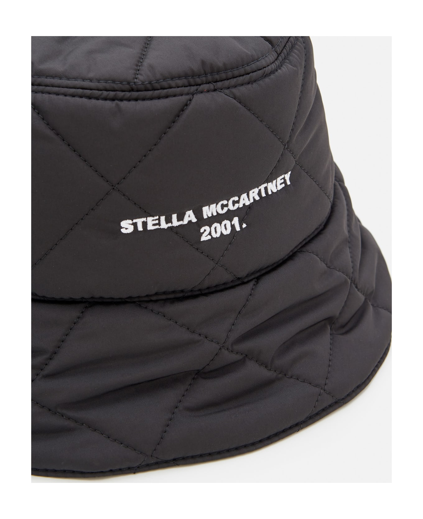 Stella McCartney Quilted Eco Nylon Bucket Hat - Black