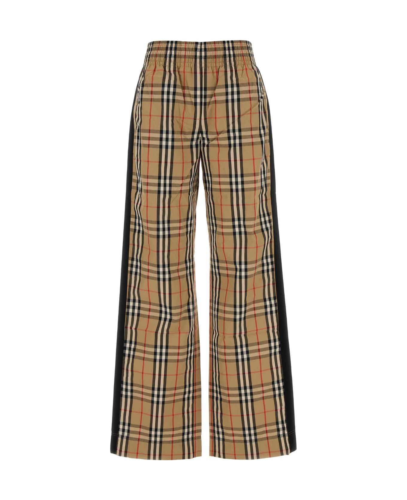 Burberry Embroidered Poplin Pant - ARCHIVEBEIGEIPCHK