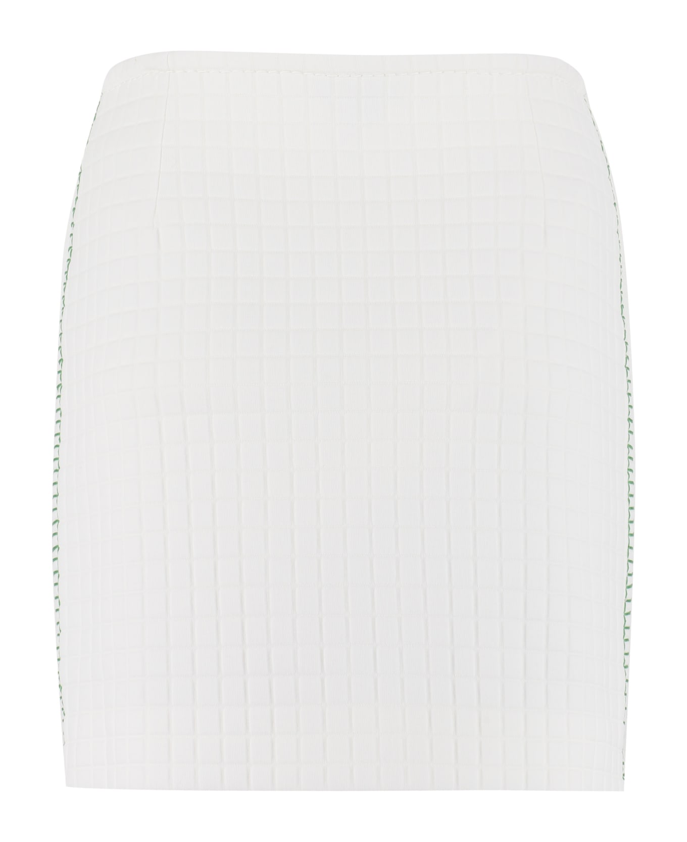Bottega Veneta Jersey Stretch Skirt - White