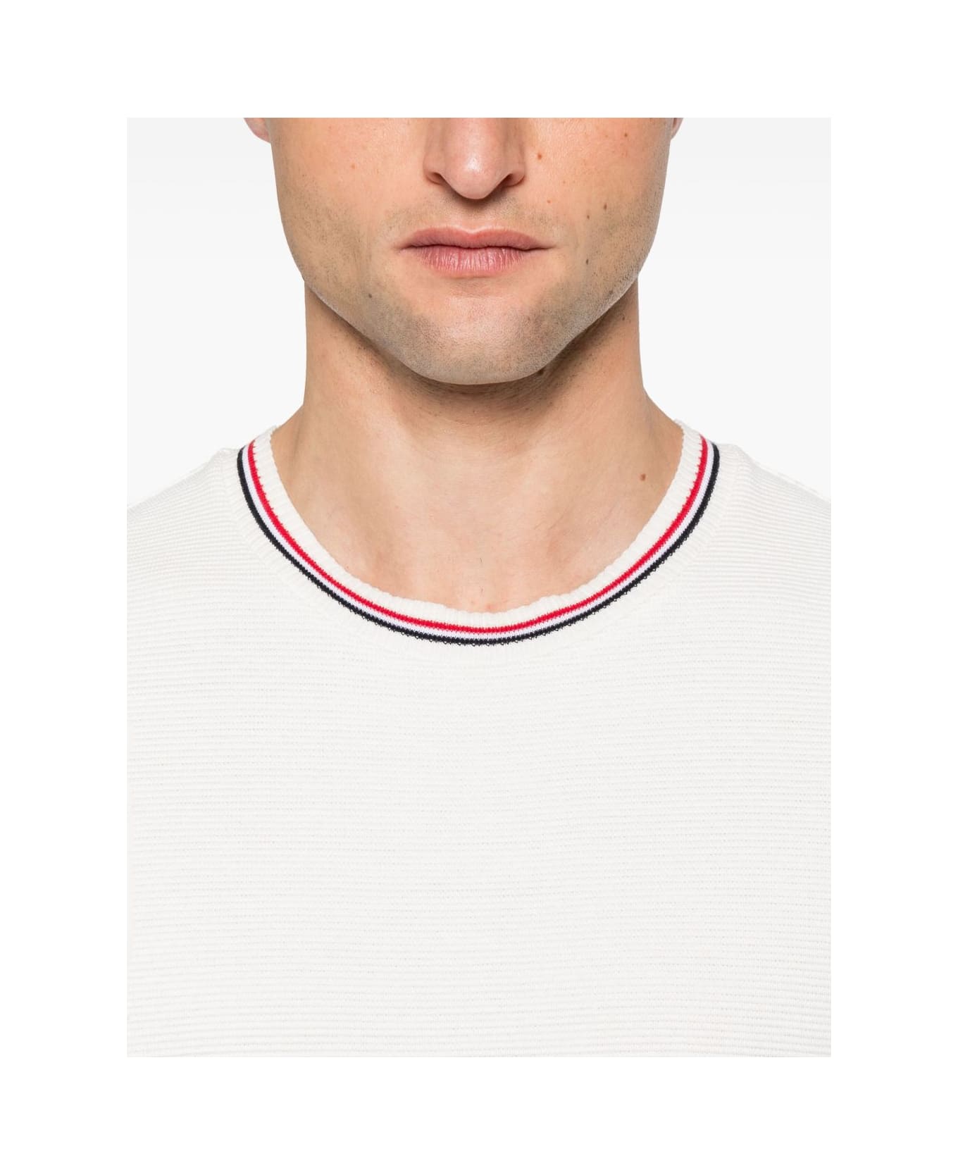 Thom Browne Rwb Cotton T-shirt - White