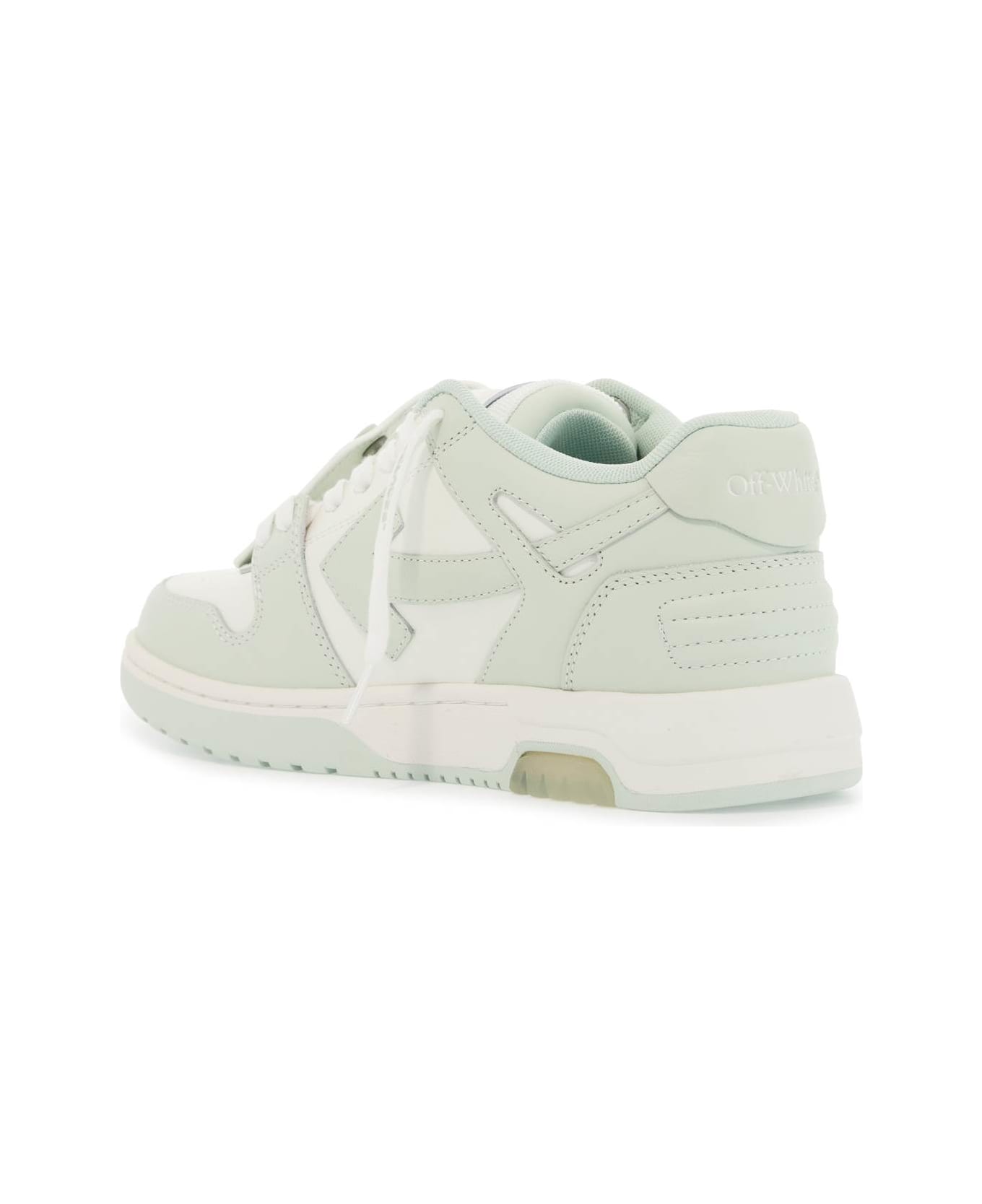 Off-White Out Of Office Calf Leather White Mint - WHITE - MINT (Green)