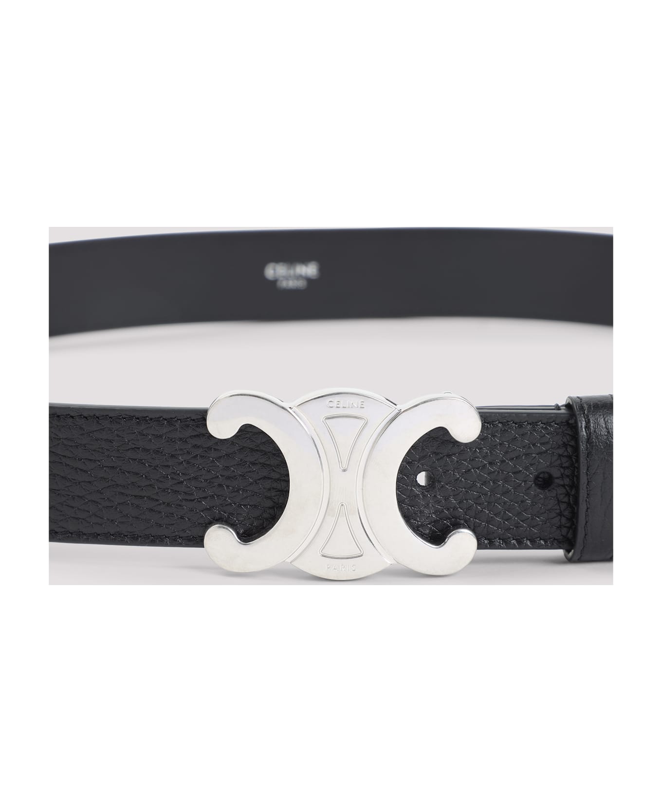 Celine Large 30 Mm Belt - Si Black