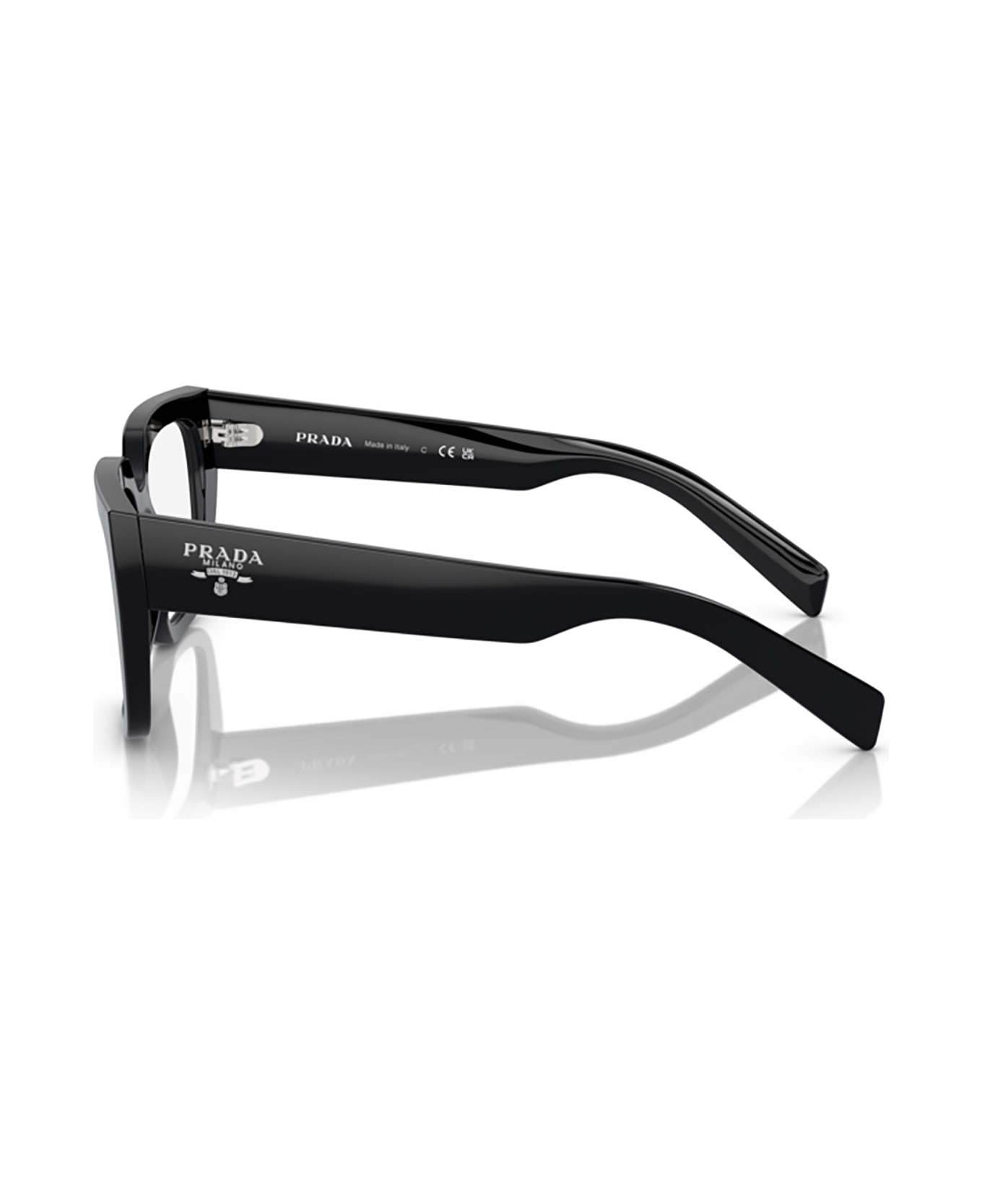 Prada Eyewear Pr A03v Black Glasses - Black