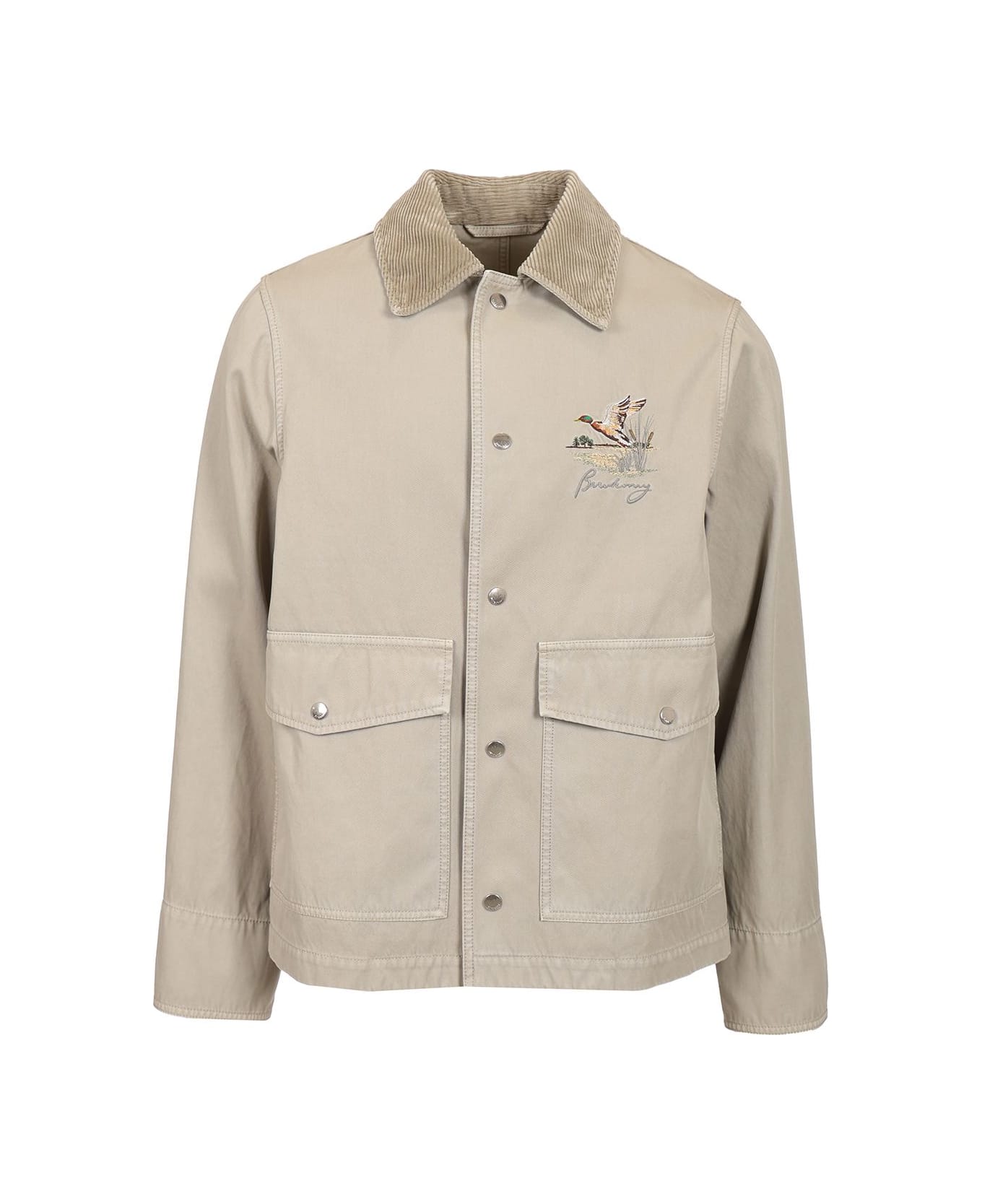 Burberry Cotton Field Jacket - Grey