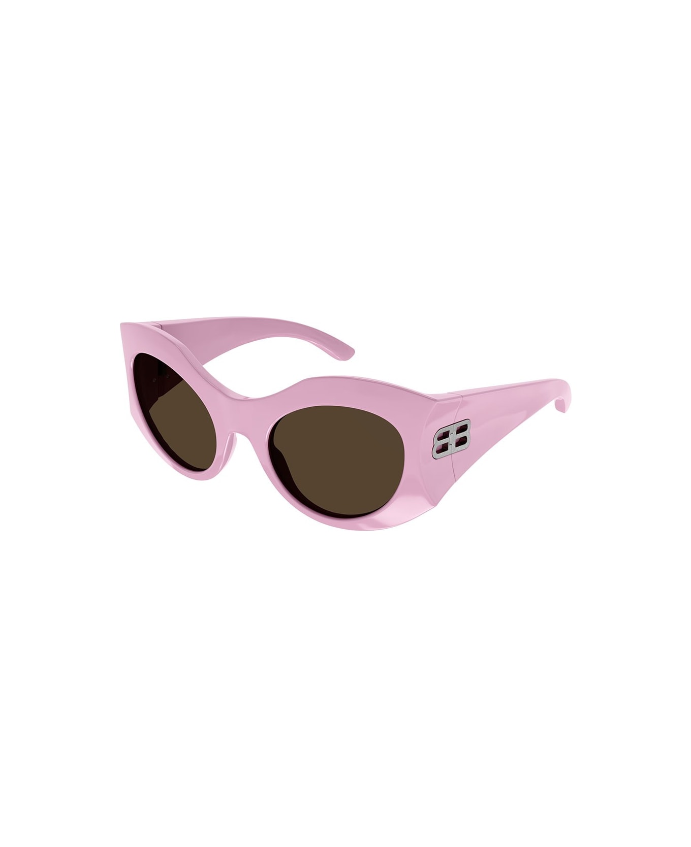 Balenciaga Eyewear Bb0256s Sunglasses - Pink Pink Brown サングラス
