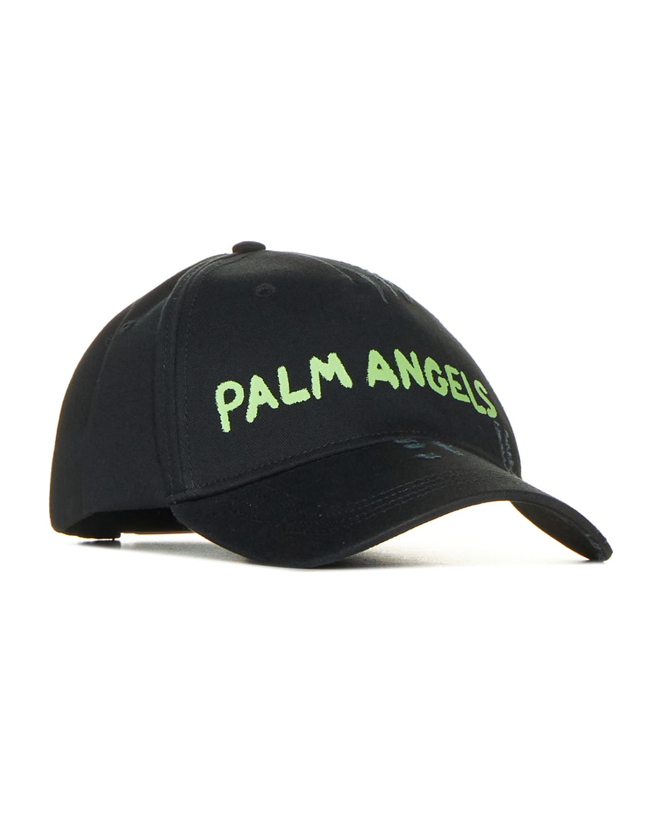 Palm Angels Seasonal Logo Cap - Black