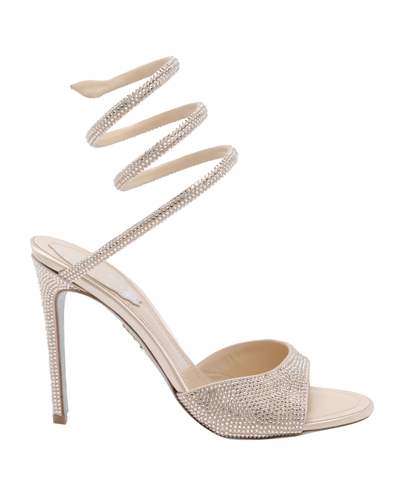 René Caovilla Heeled Sandals - Beige