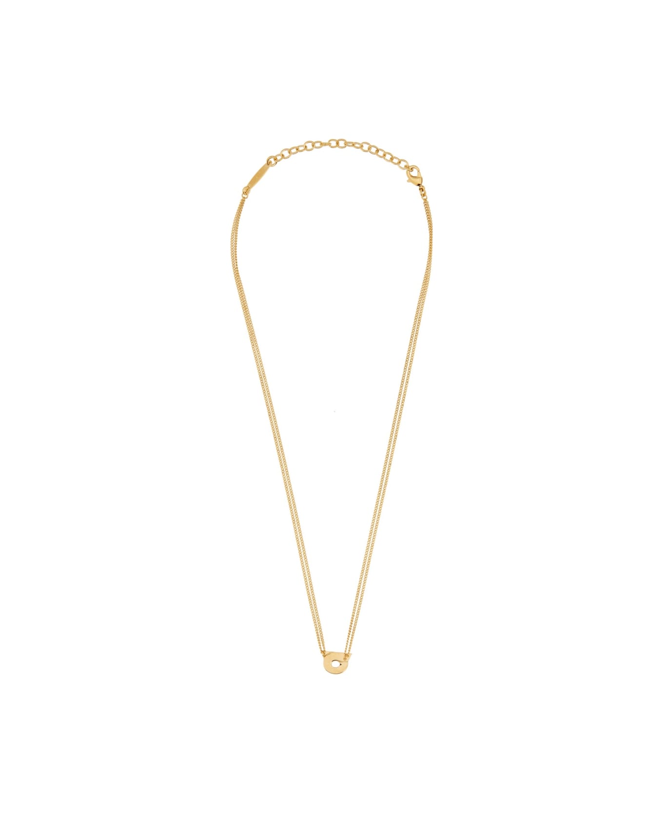 Ferragamo "hooks" Pendant Necklace - GOLD