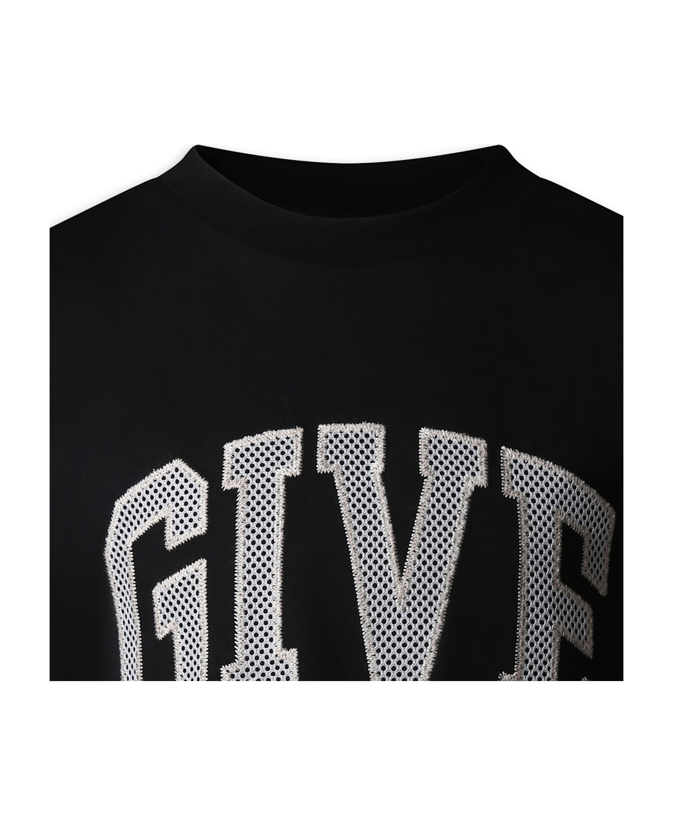 Givenchy Black T-shirt For Boy With Logo - Black