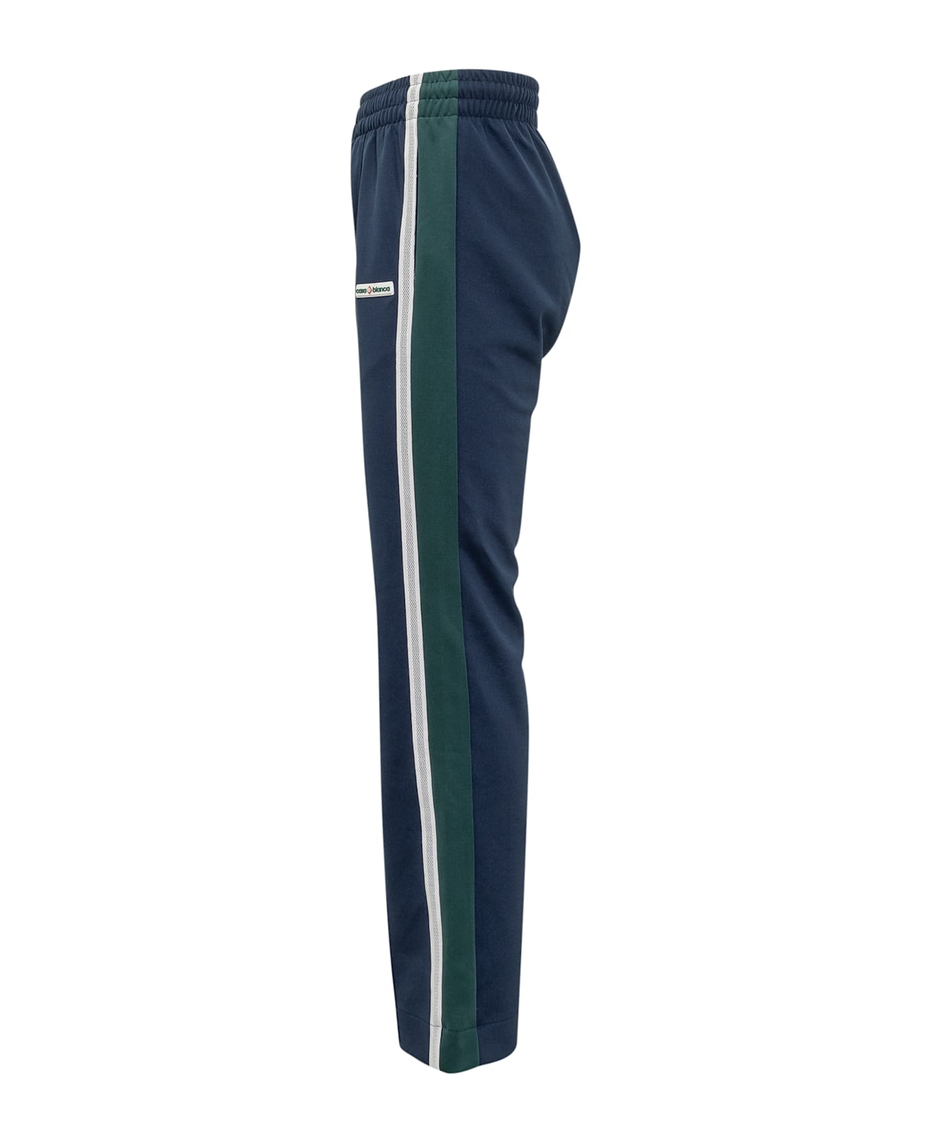 Casablanca Mesh Tape Track Pants - NAVY