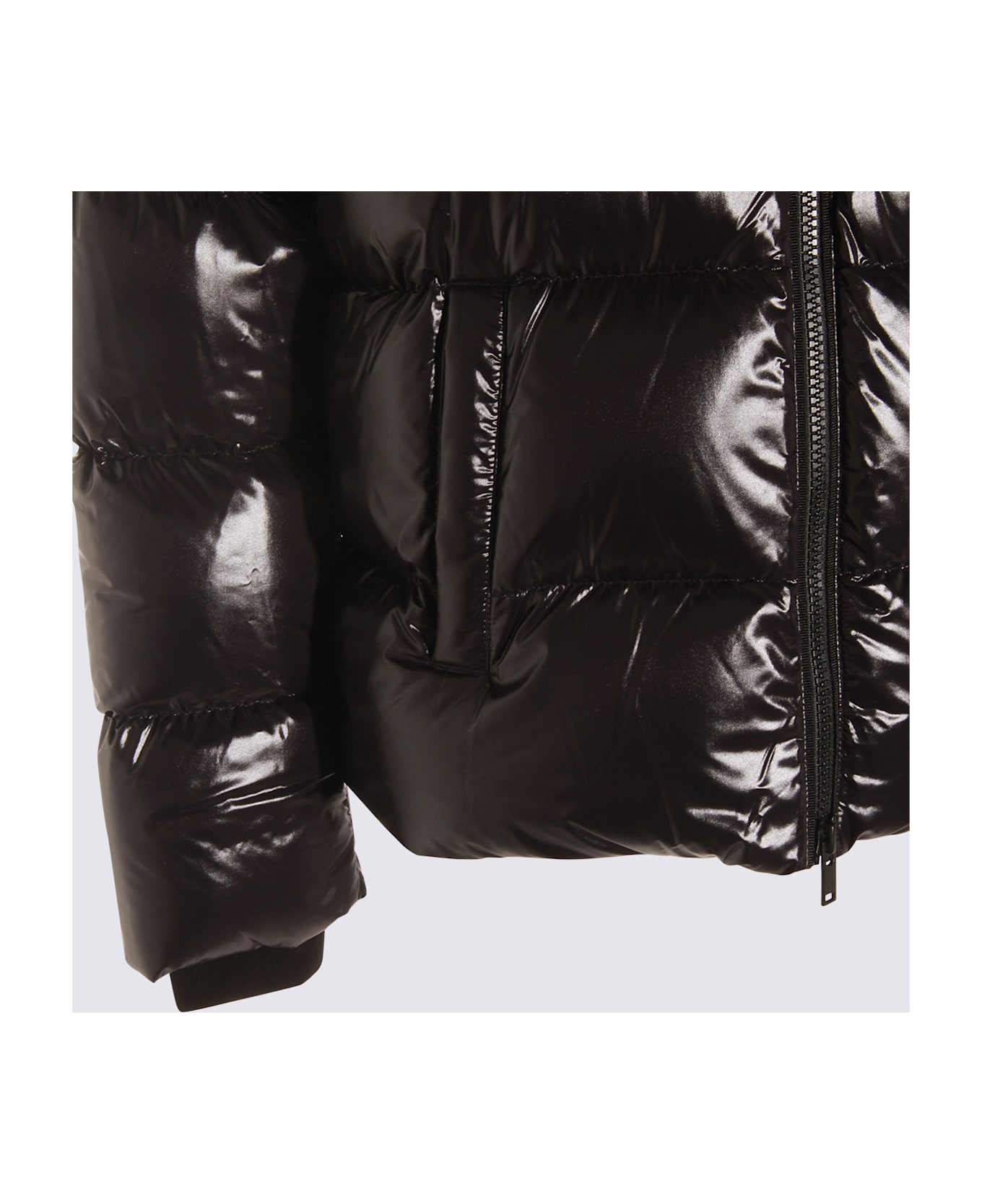 Moose Knuckles Black Down Jacket - Black