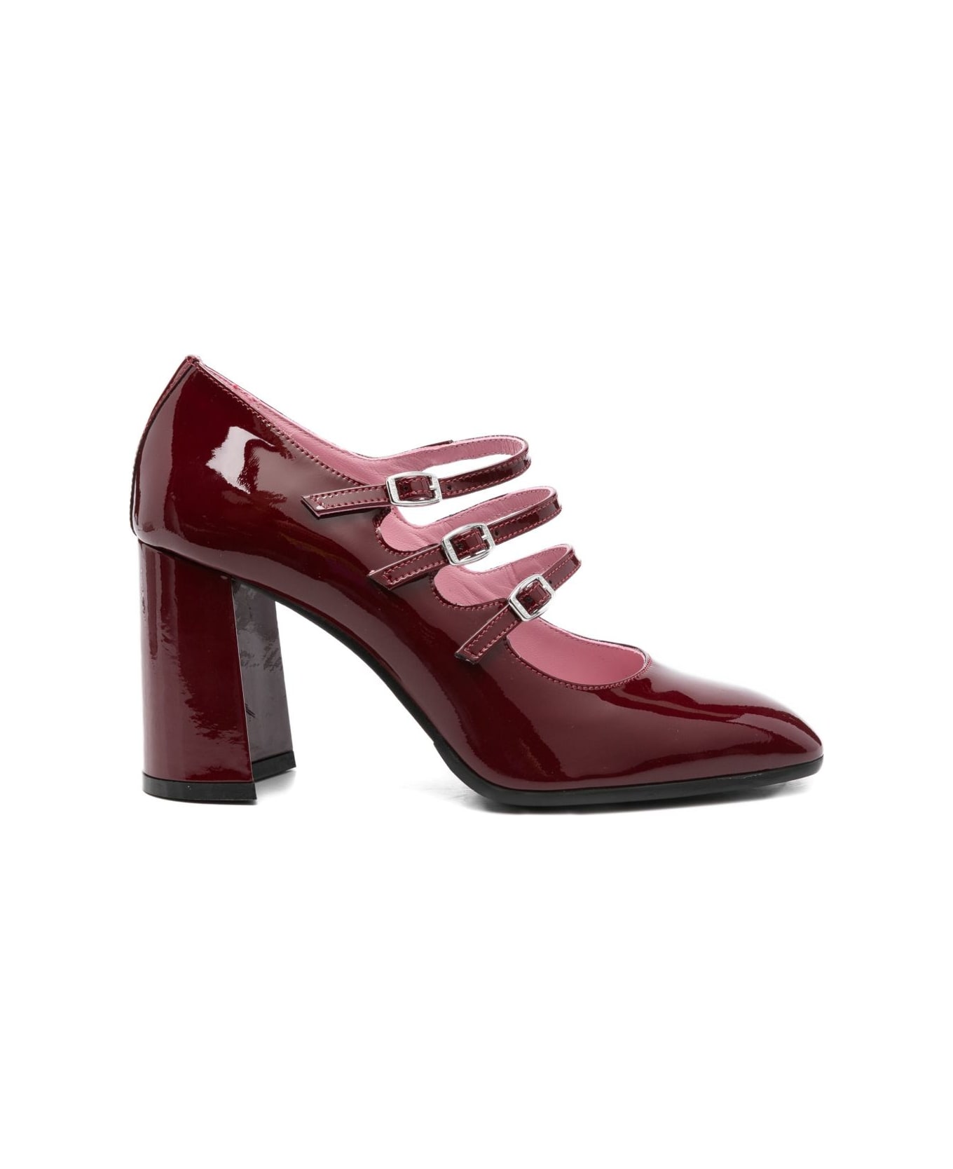 Carel Keel Patent Leather Pumps - Bordeaux