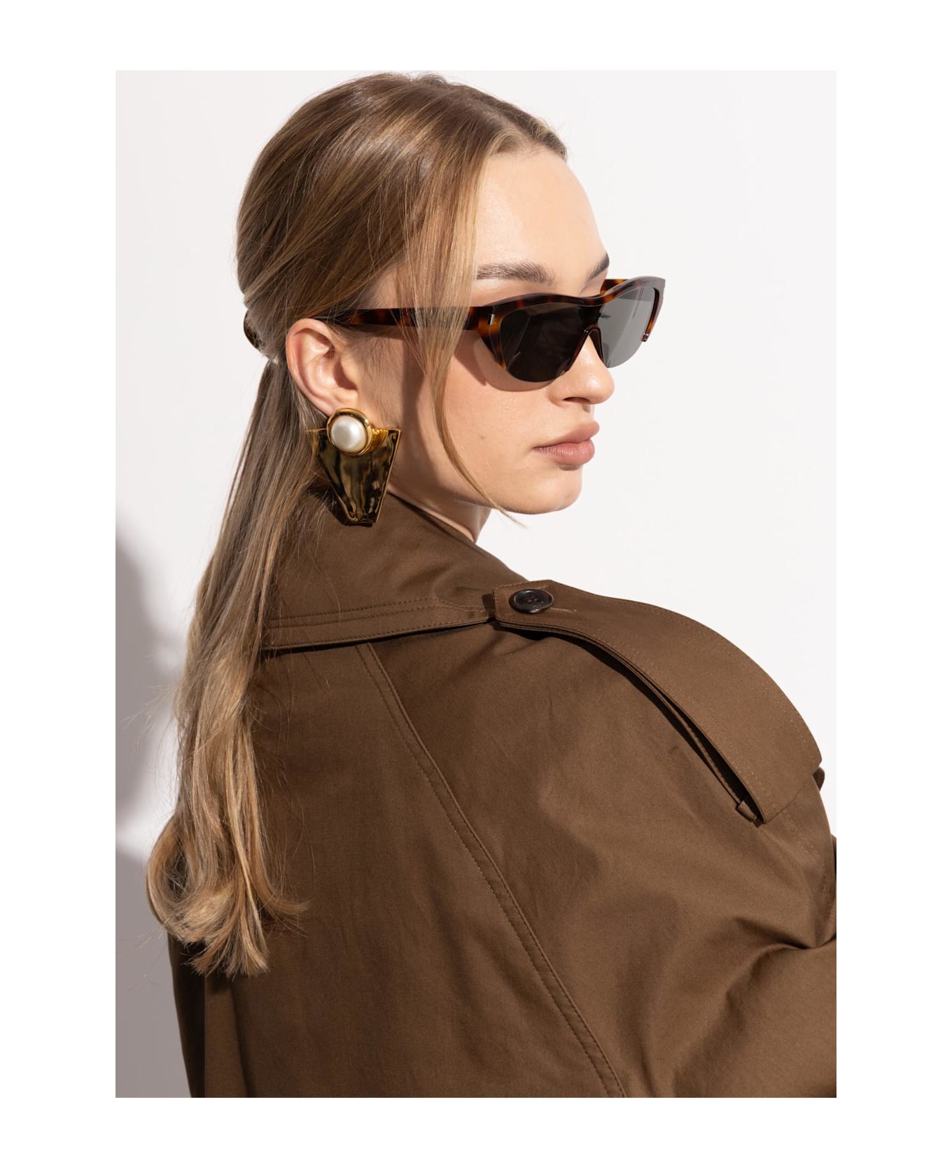 Saint Laurent Sunglasses Sl 704 - Brown サングラス