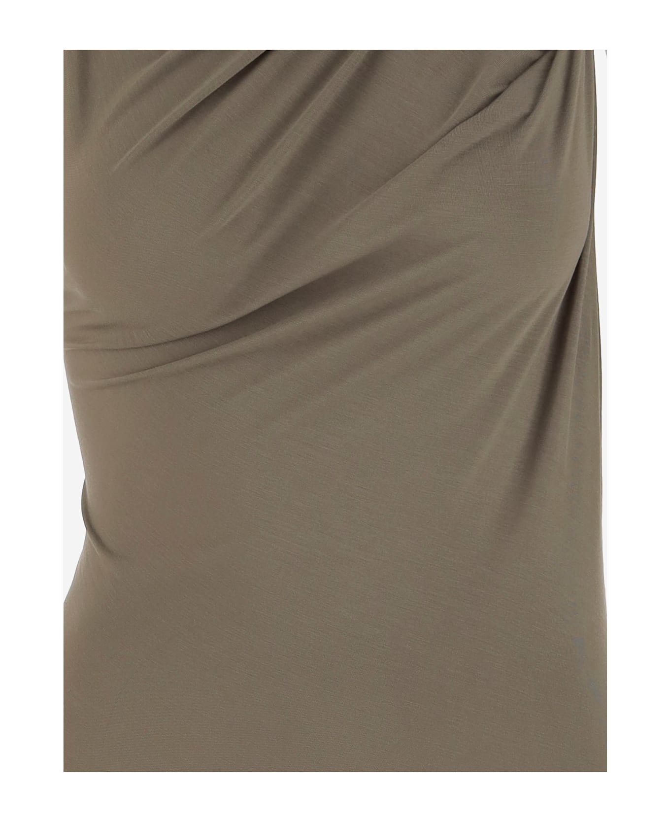 Helmut Lang Top In Jersey - X Olive