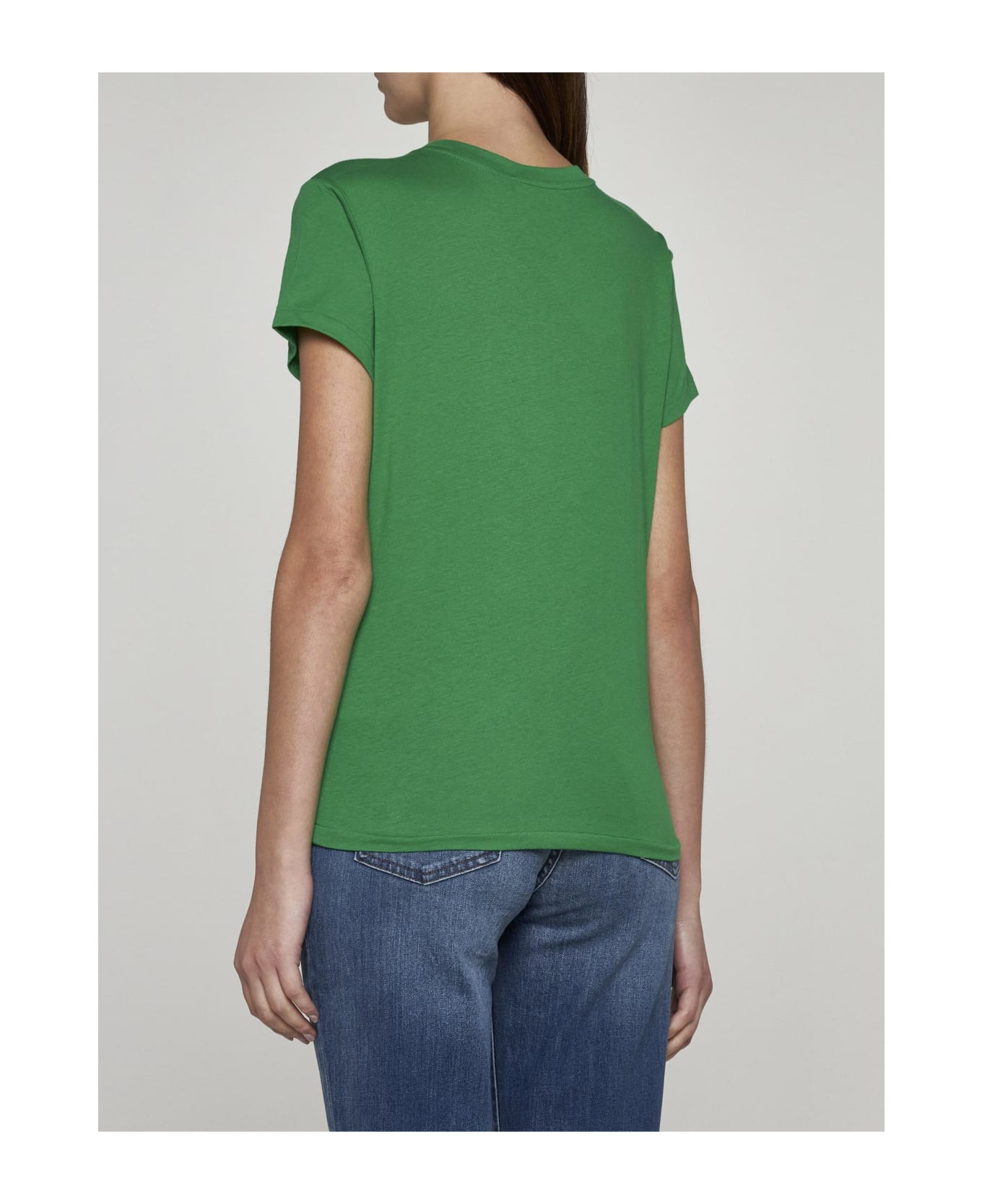 Ralph Lauren Logo Cotton T-shirt - Preppy Green