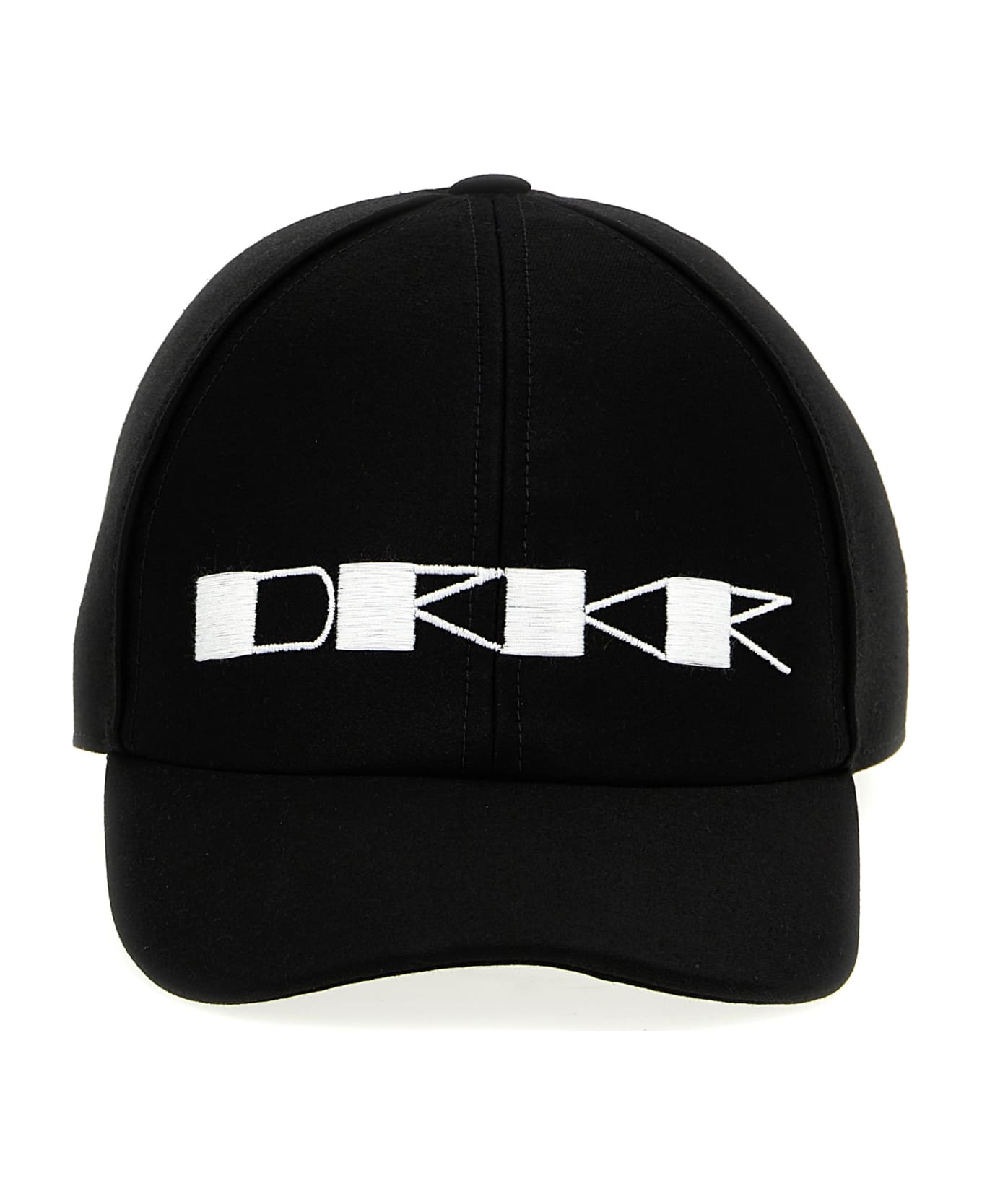 DRKSHDW Logo Embroidery Baseball Cap - White/Black 帽子