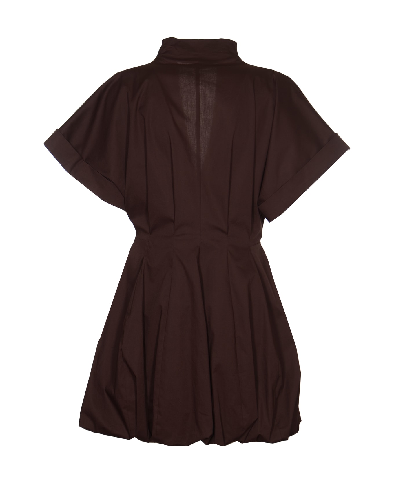 Philosophy di Lorenzo Serafini High Waist Cropped Dress - Brown