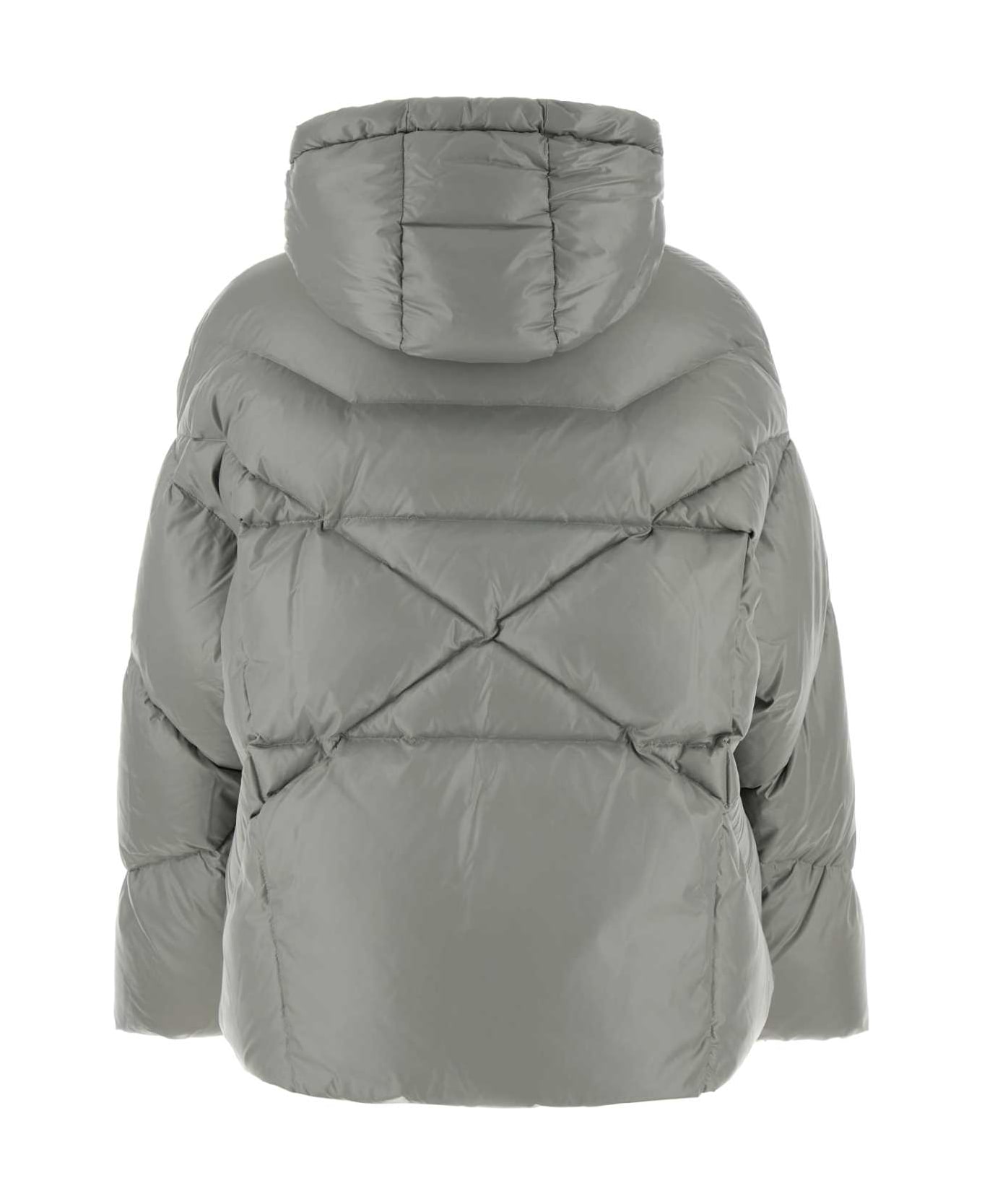 Khrisjoy Grey Nylon Down Jacket - SILVER