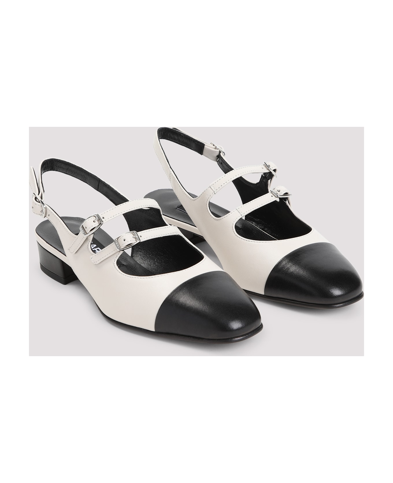 Carel Abricot 24 Mules - Beige Black
