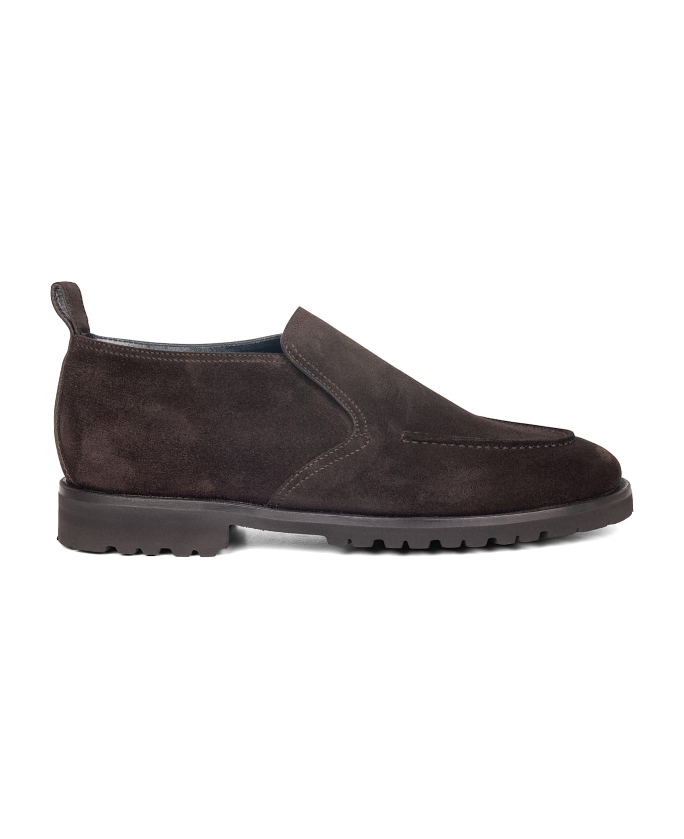 Barrett Dark Brown Suede Slip-on Ankle Boot - T.MORO
