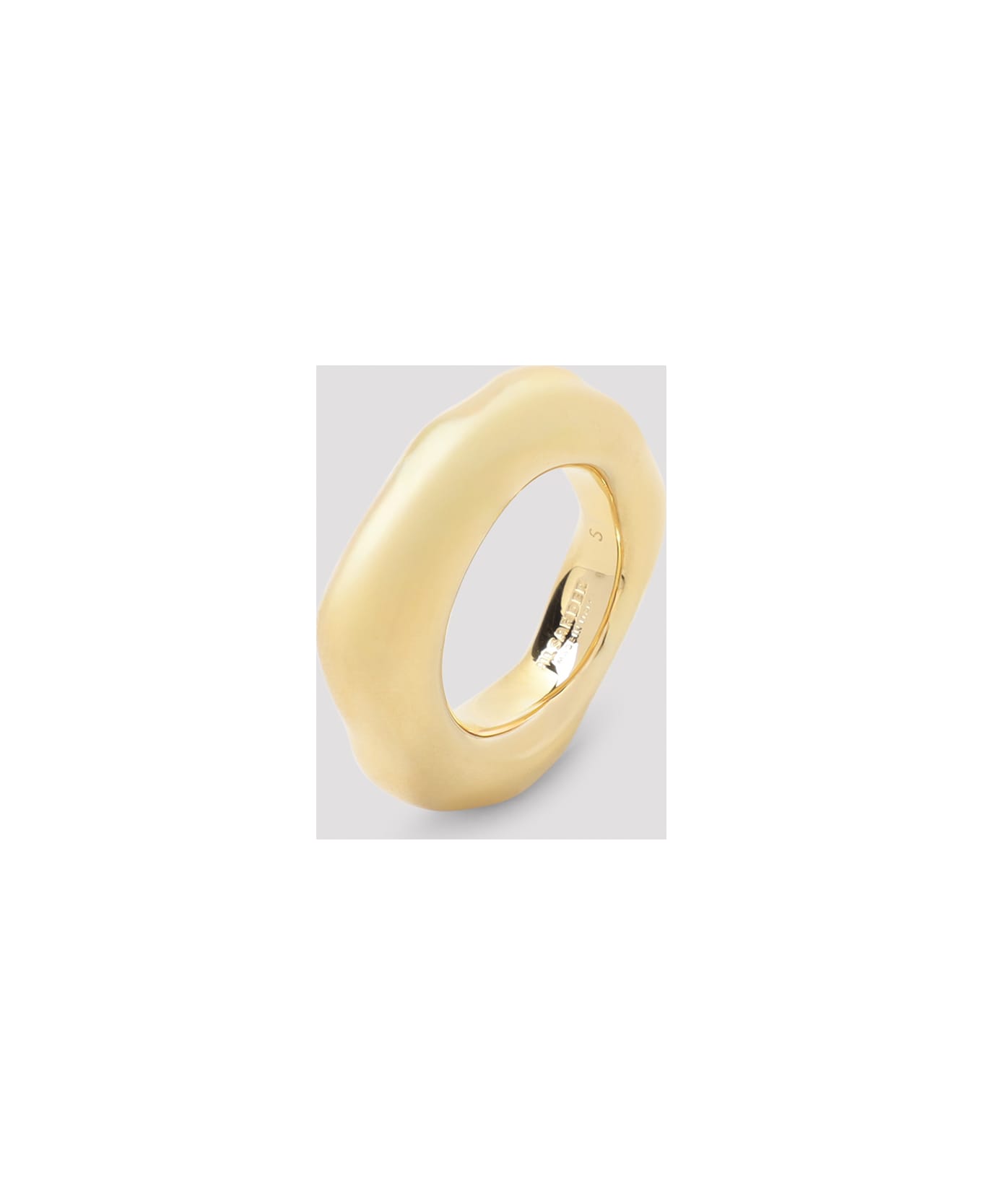 Jil Sander Brass Ring - Gold