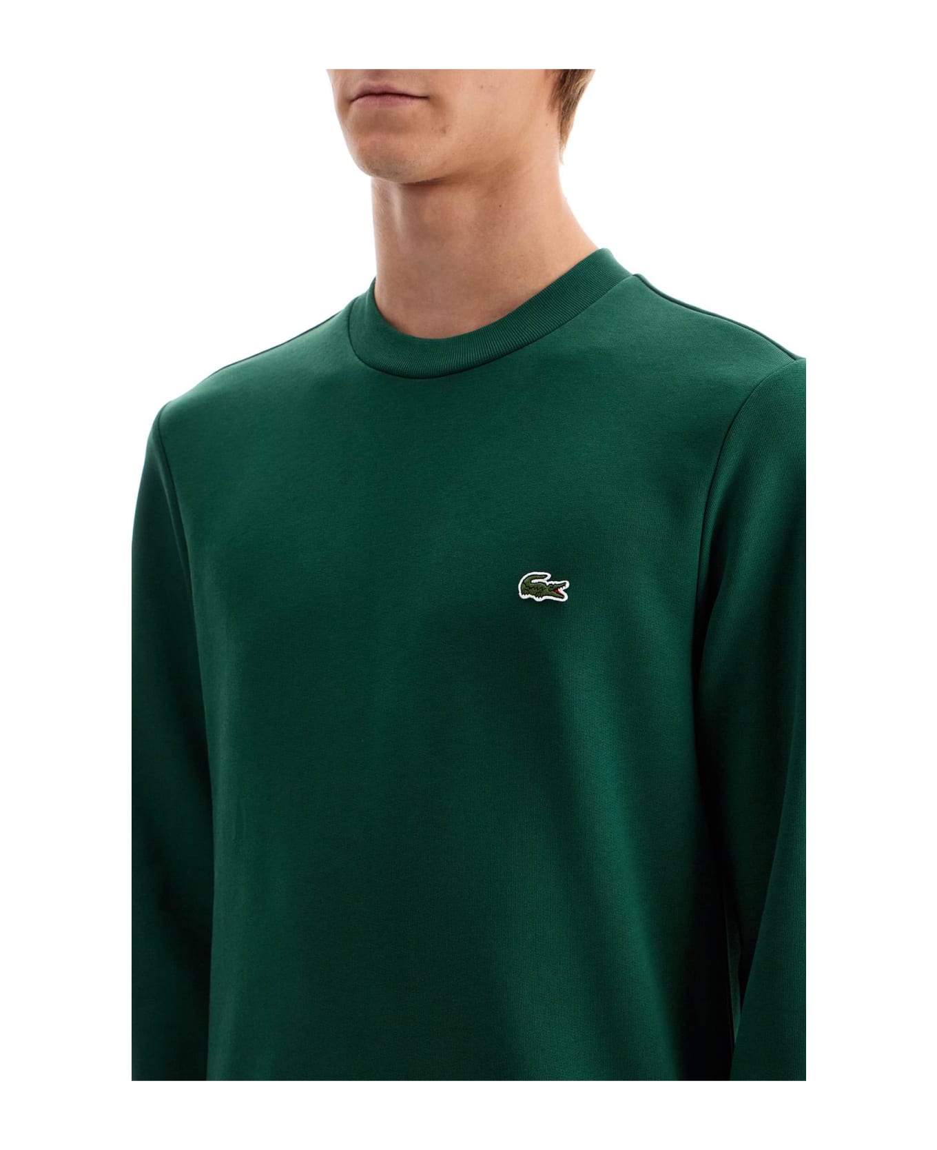 Lacoste Classic Fit Crewneck Sweatshirt - VERDE (Green)