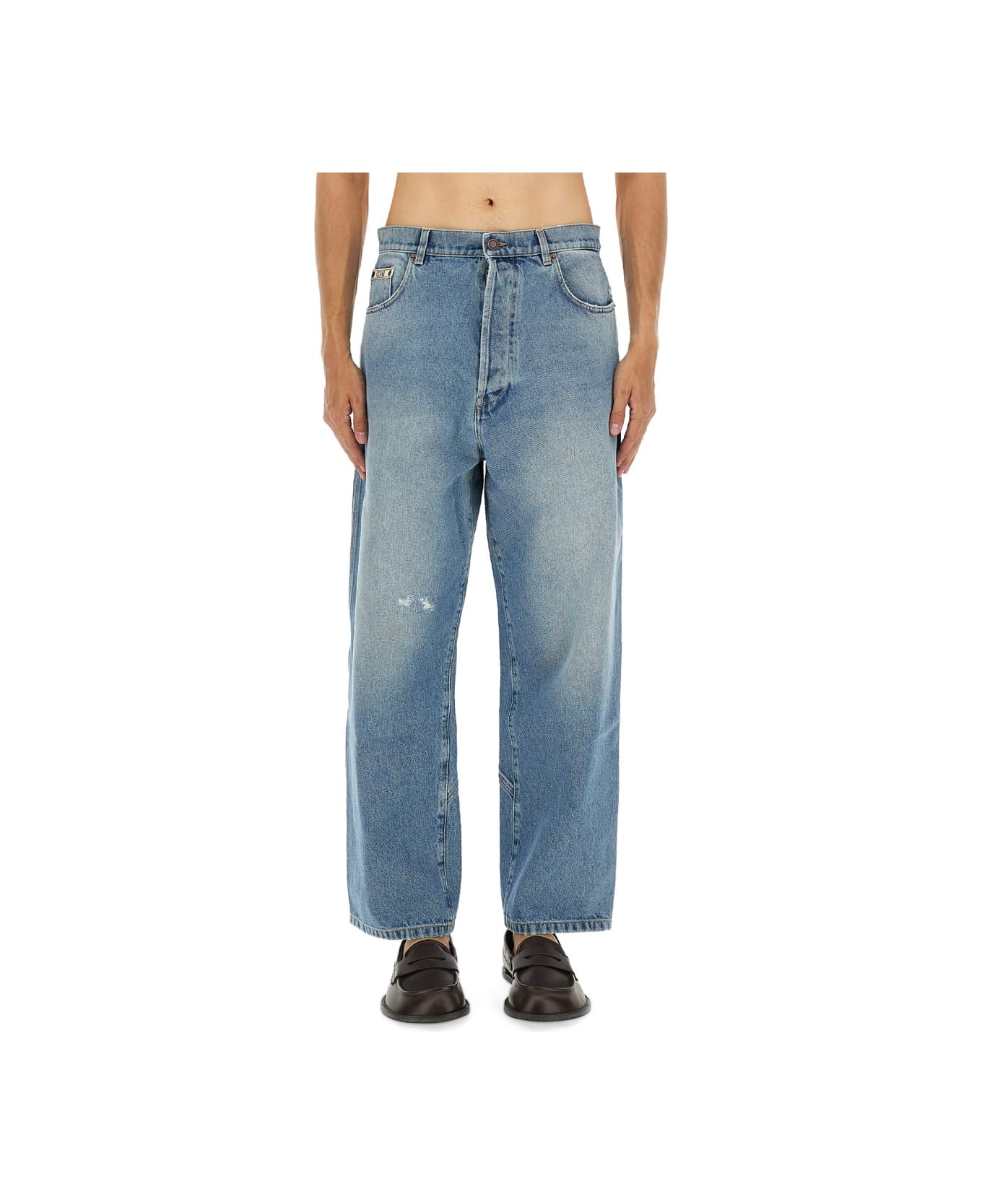 Moschino Cotton Denim Jeans - BLUE