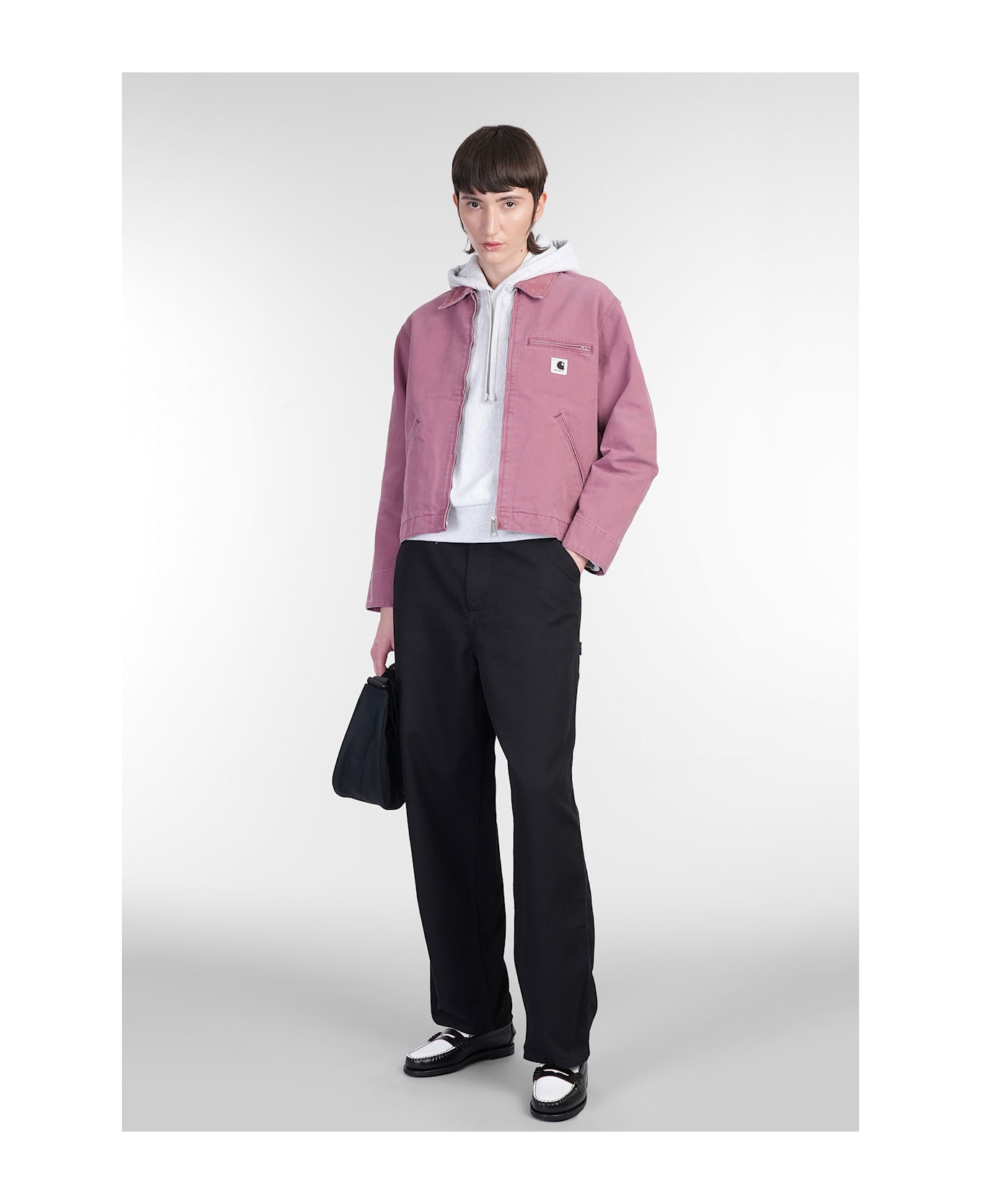 Carhartt Brandon Single Knee Pants In Black Cotton - black