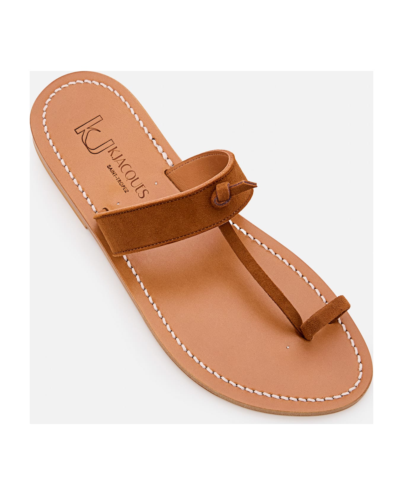 K.Jacques Ganges Leather Sandal - Red