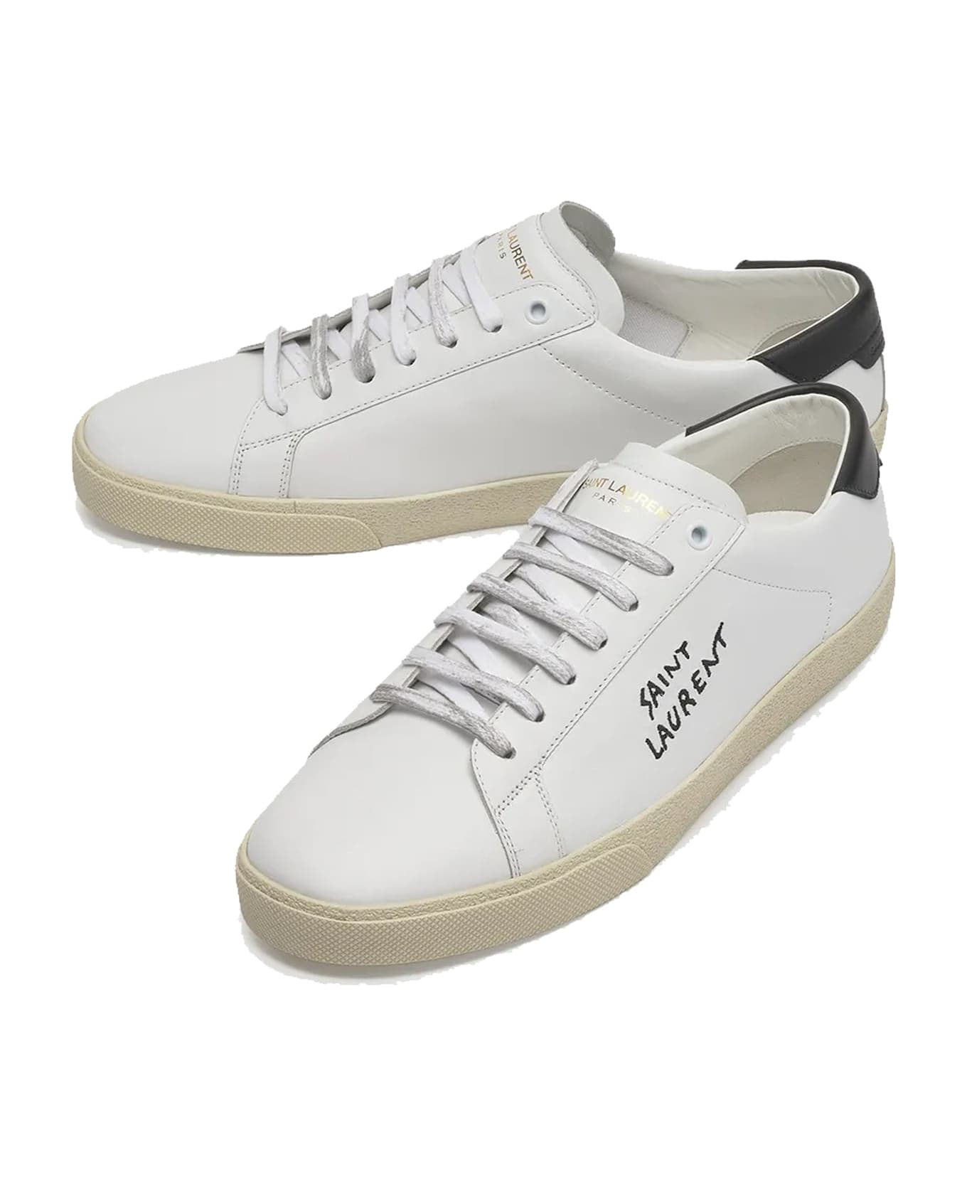 Saint Laurent Court Classic Sneakers - White