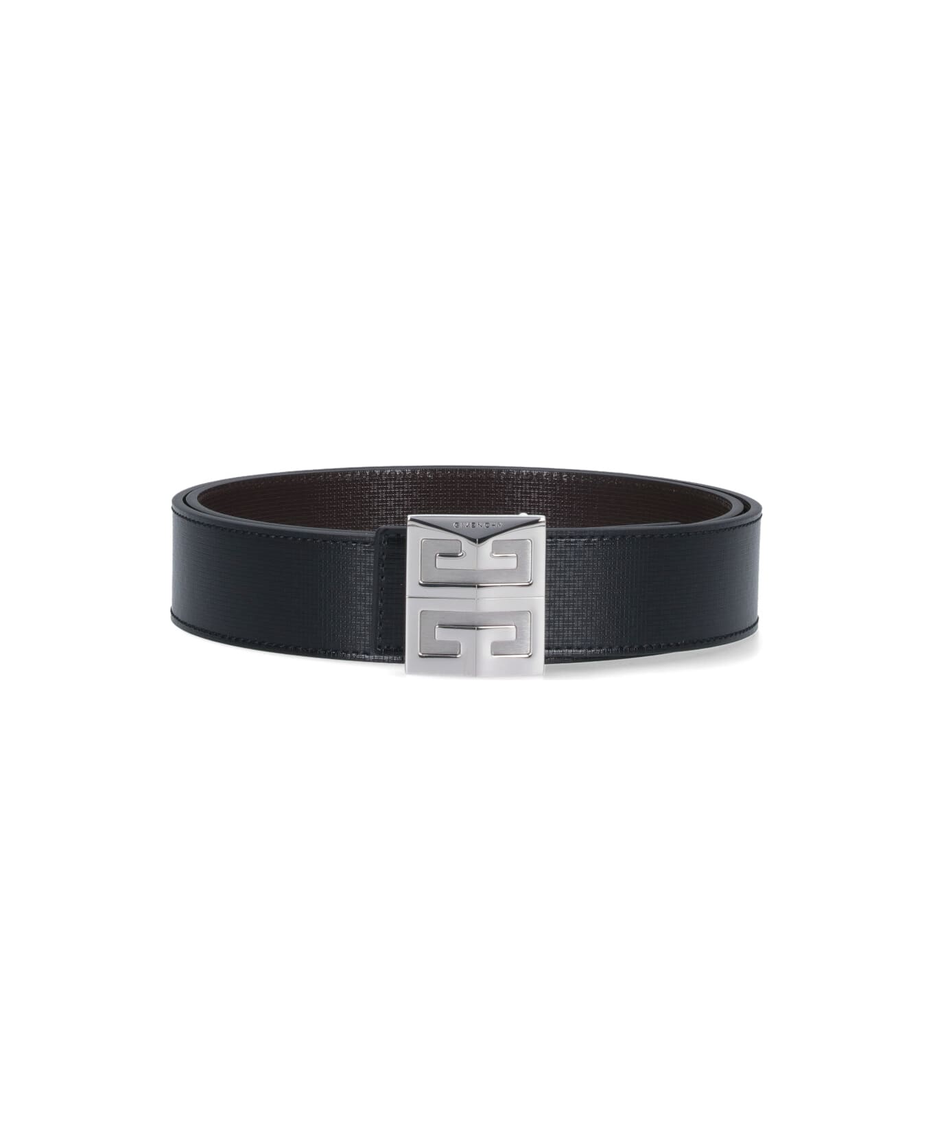 Givenchy "4g" Reversible Logo Belt - Black  