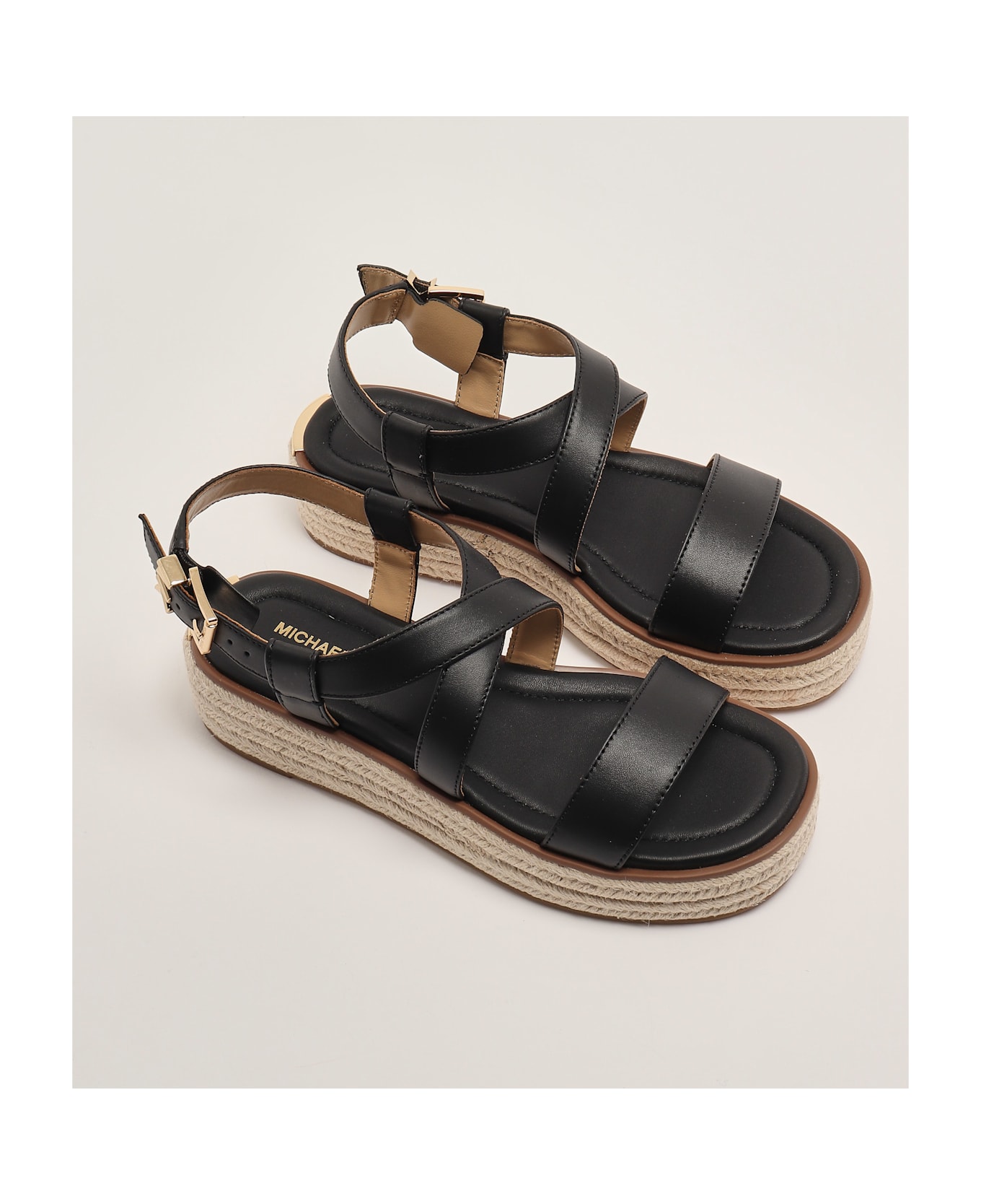 Michael Kors Lynn Espadrille Sandal Espadrillas - NERO