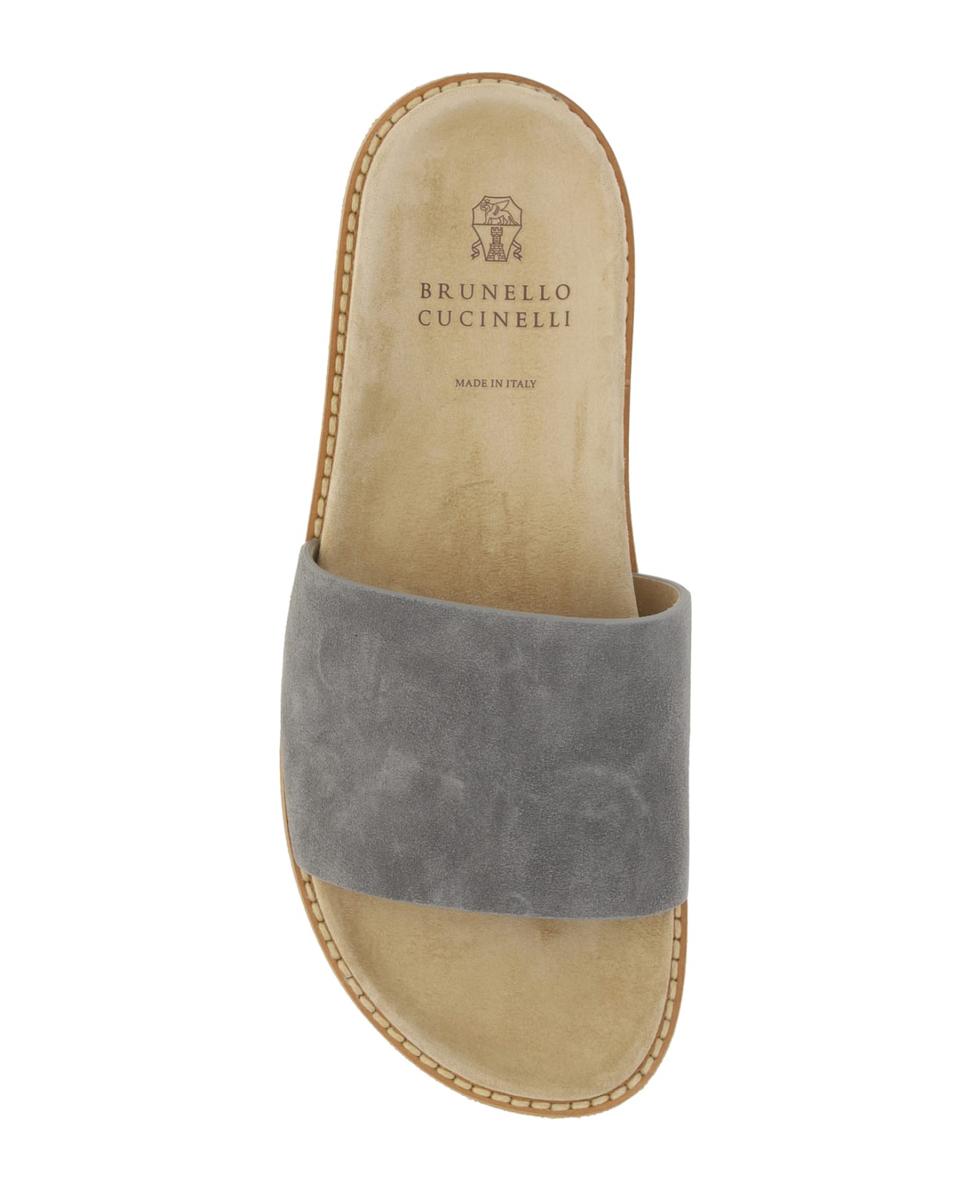 Brunello Cucinelli Sandals - Fumo+camel