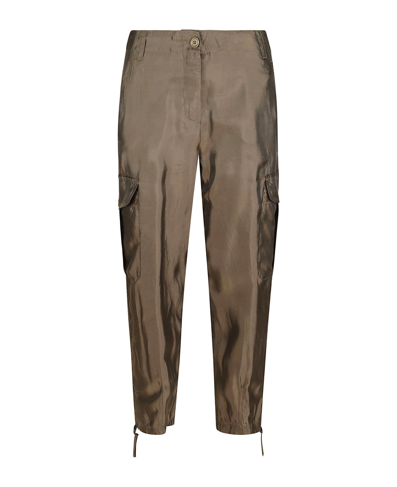 Aspesi Cargo Buttoned Trousers - Military ボトムス