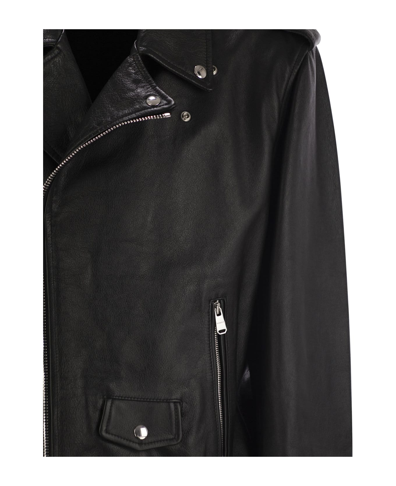 Dondup Leather Jacket - Black
