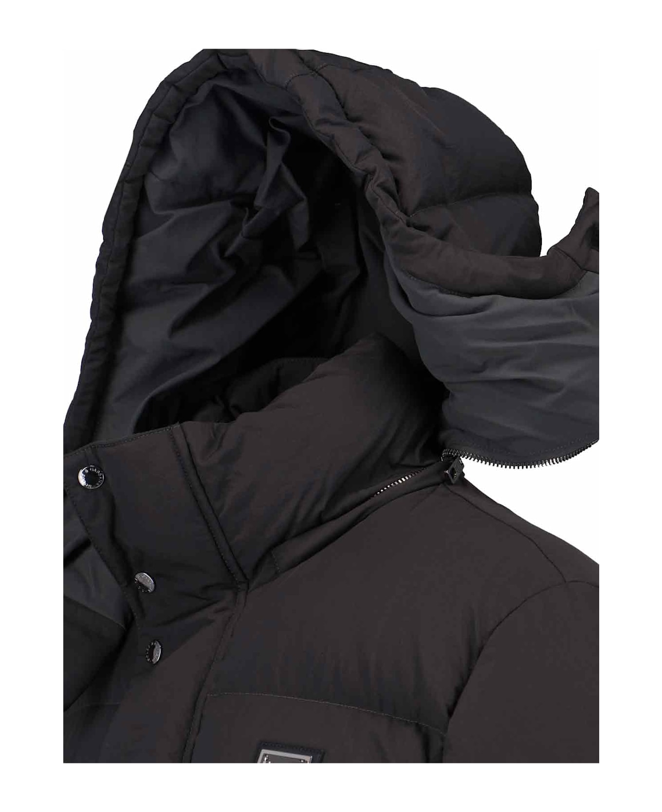 Dolce 
Gabbana Grey Polyamide Down Jacket - Grey