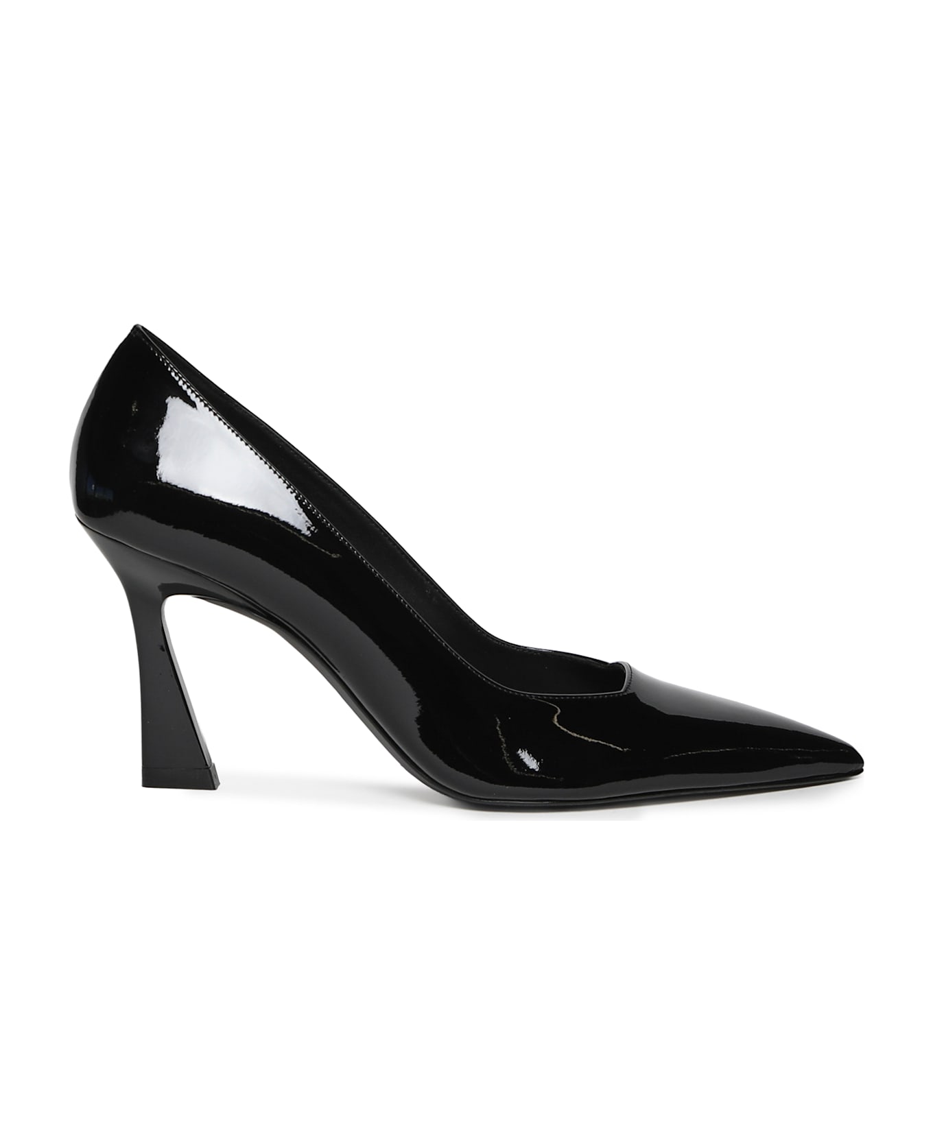 Stuart Weitzman Vinnie 85 Patent Leather Pumps - Black