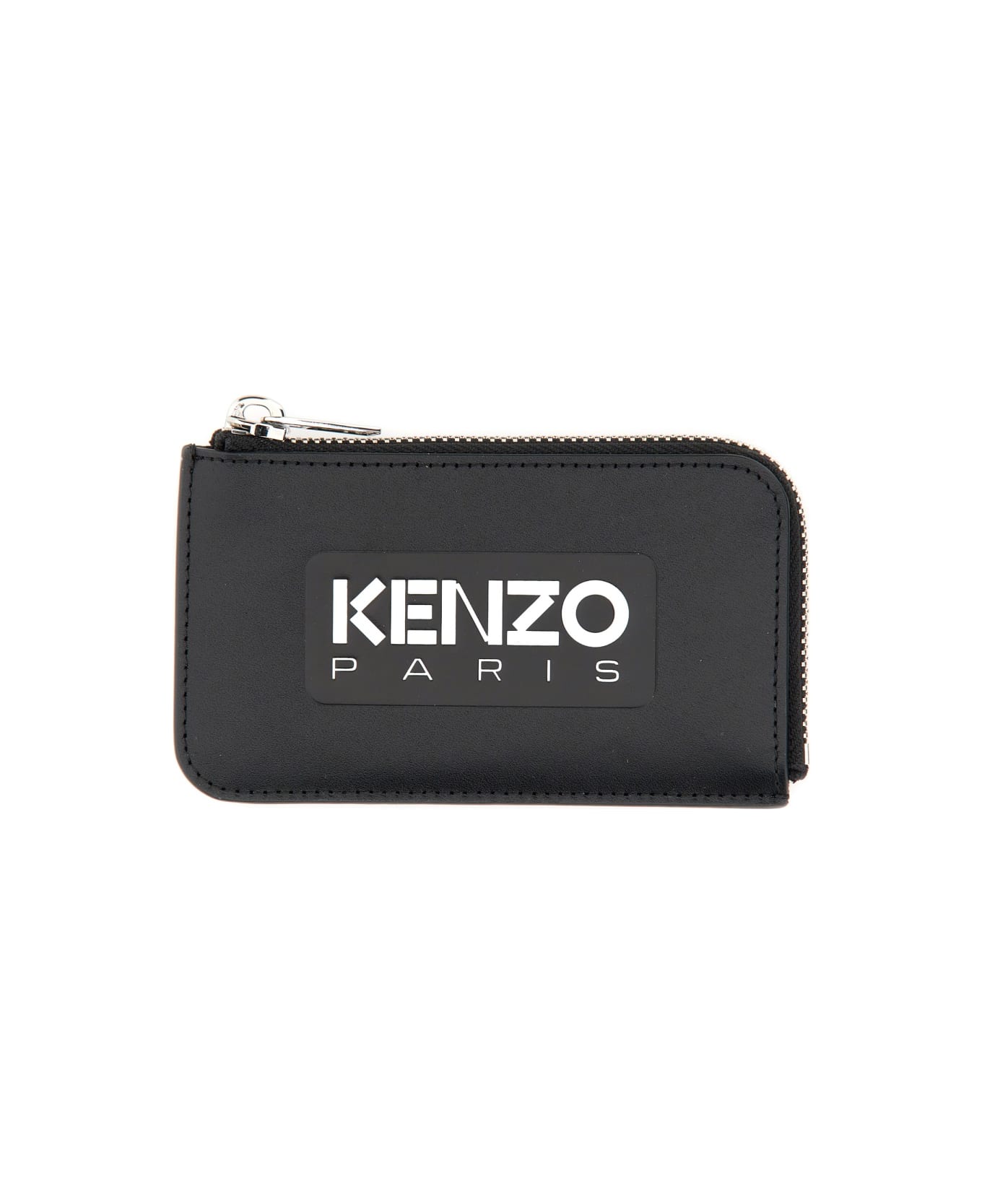 Kenzo Card Holder With Logo - BLACK 財布