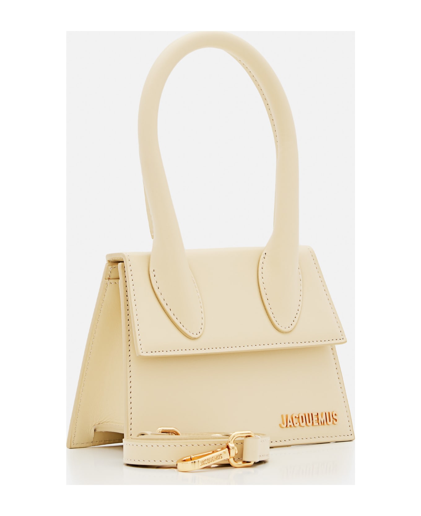 Jacquemus Le Chiquito Moyen Leather Bag - Ivory