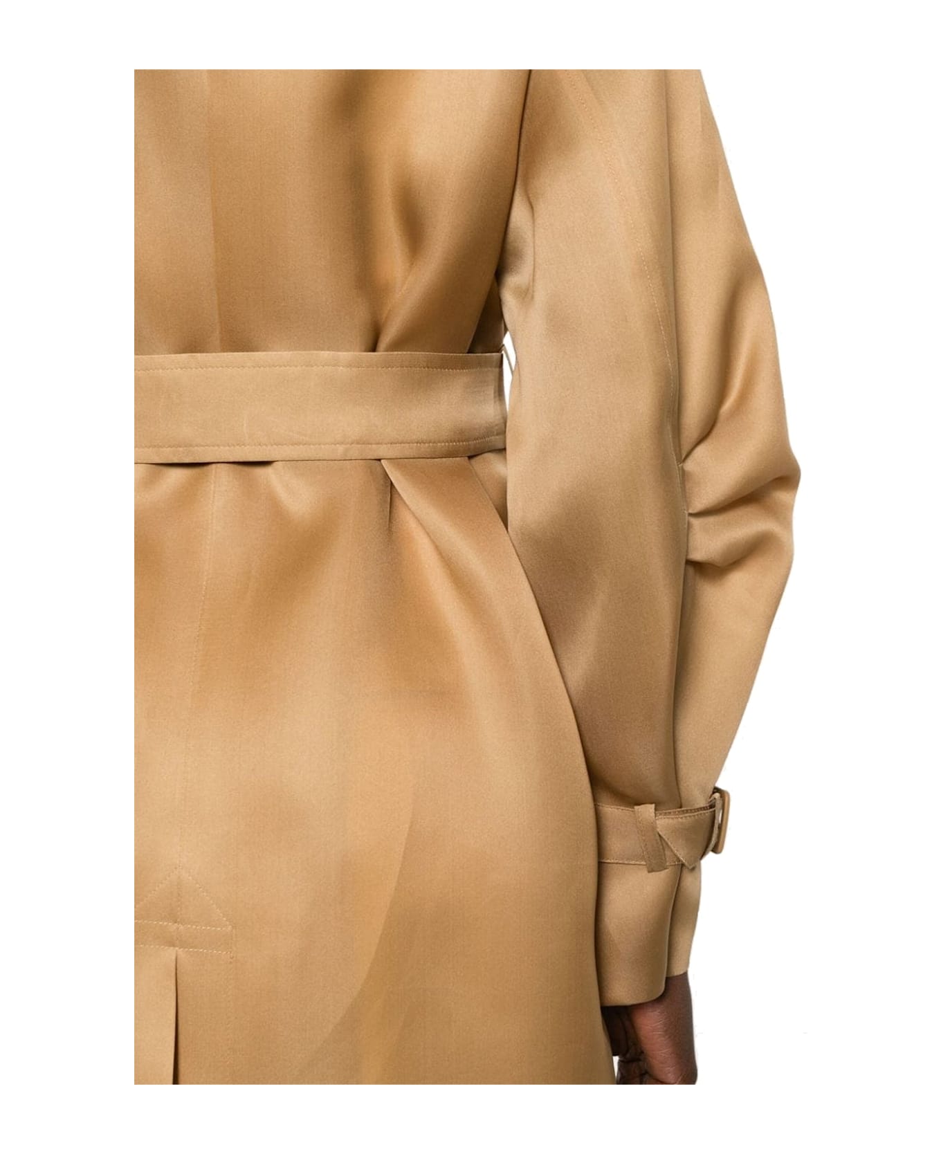 Max Mara Sfilata 
sacco
 Silk Trench - Brown