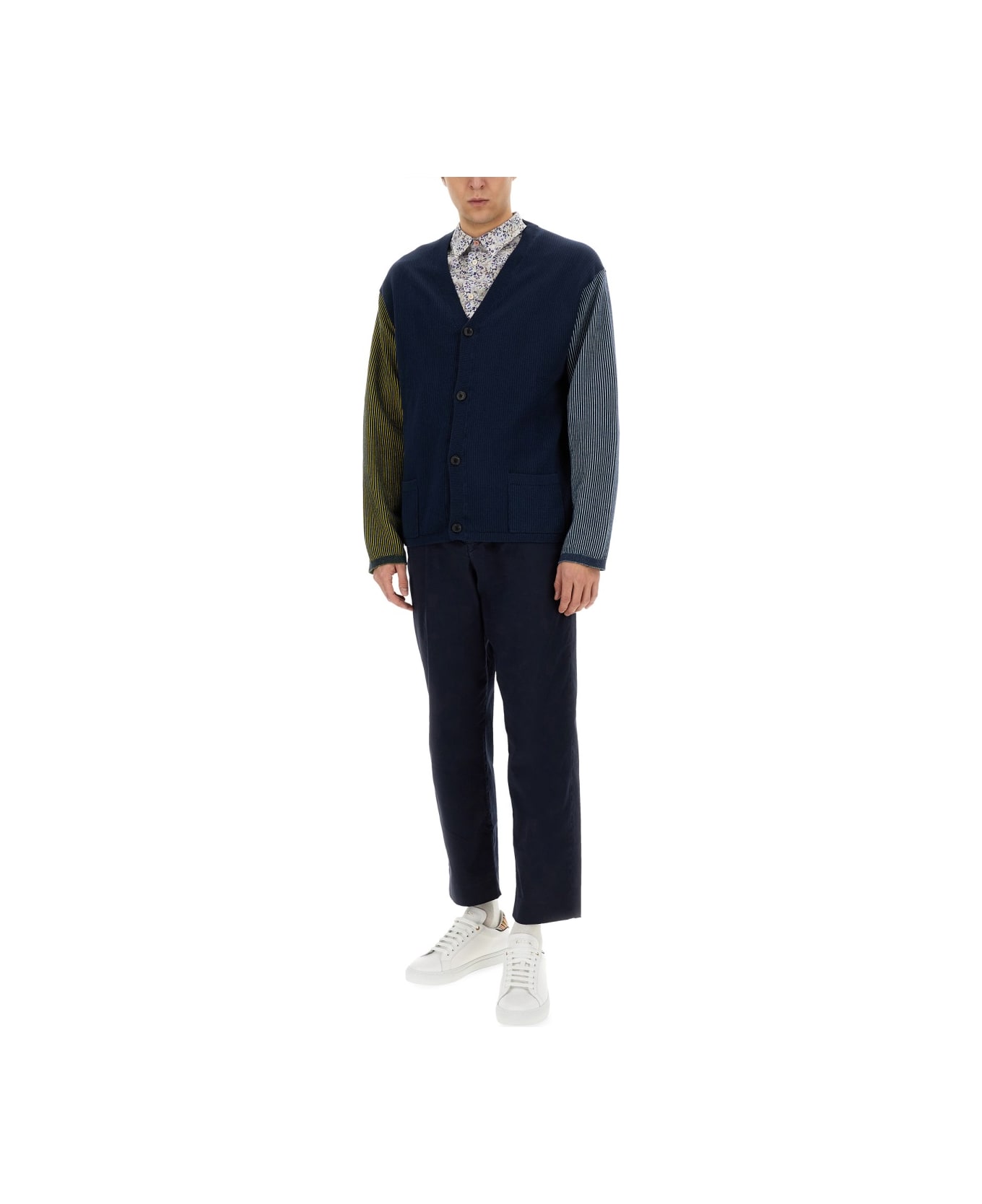 PS by Paul Smith Cotton Pants - BLUE