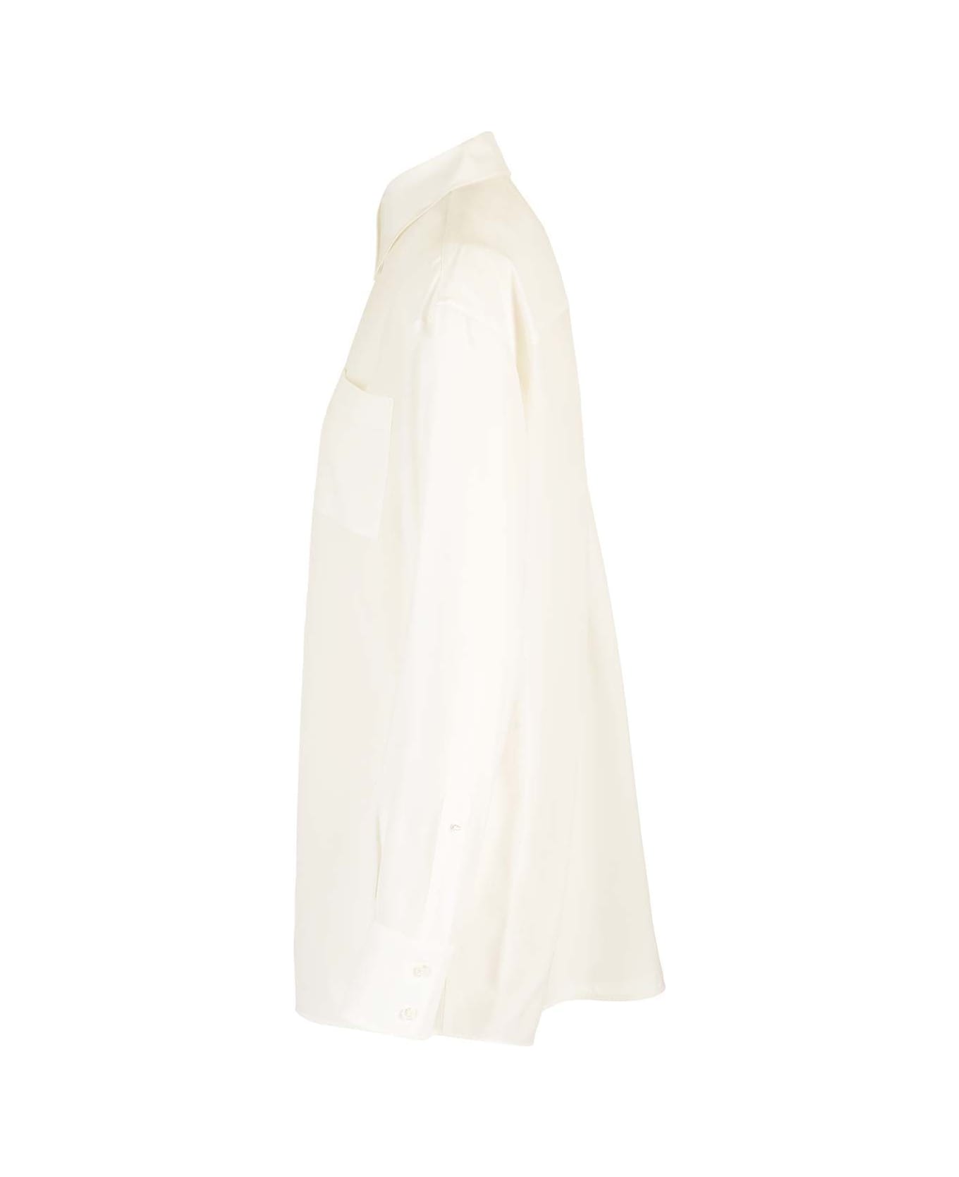 SportMax Crepe De Chine Shirt - Bianco