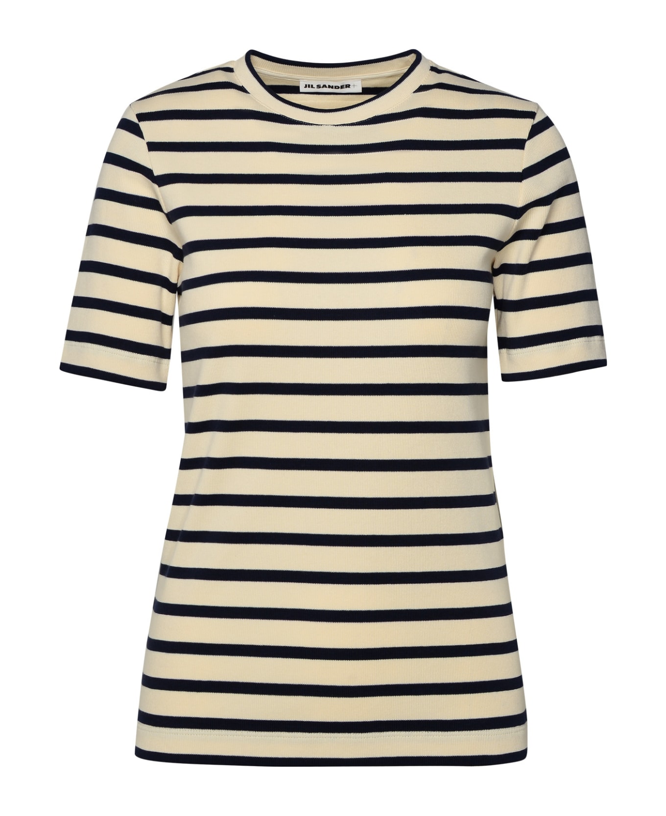 Jil Sander Two-tone Cotton T-shirt - Mariniere Tシャツ