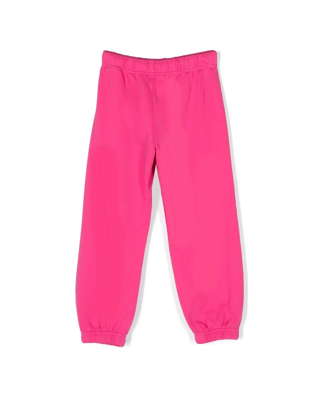 Palm Angels Fuchsia Joggers With Logo - Pink
