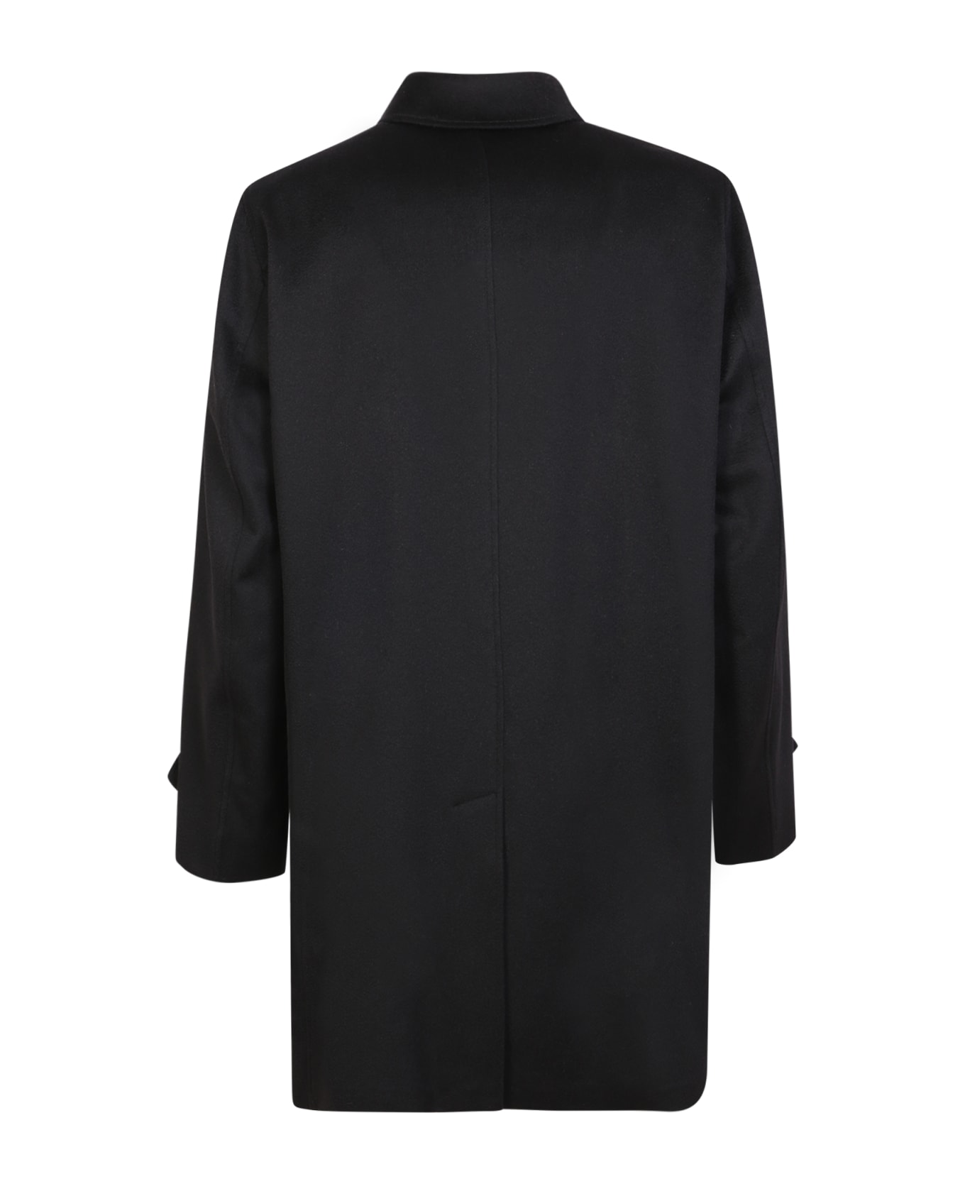 Herno Wool Blend Coat - Black