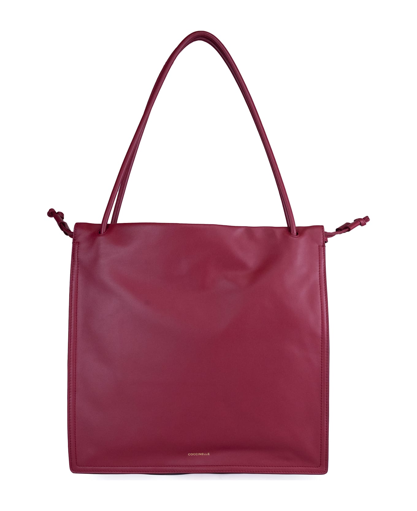 Coccinelle Dulse Large Leather Bag - Sangria