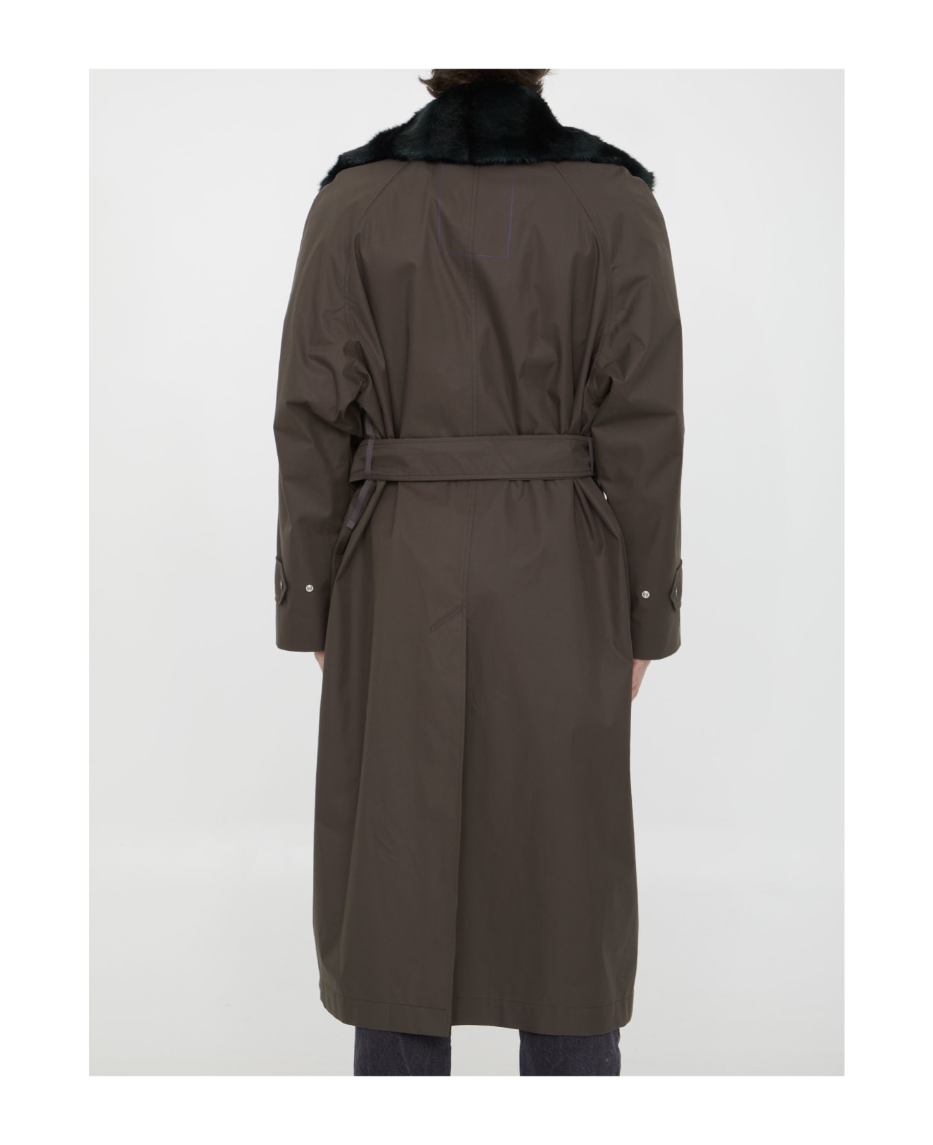 Burberry Lambeth Long Raincoat - GREEN コート